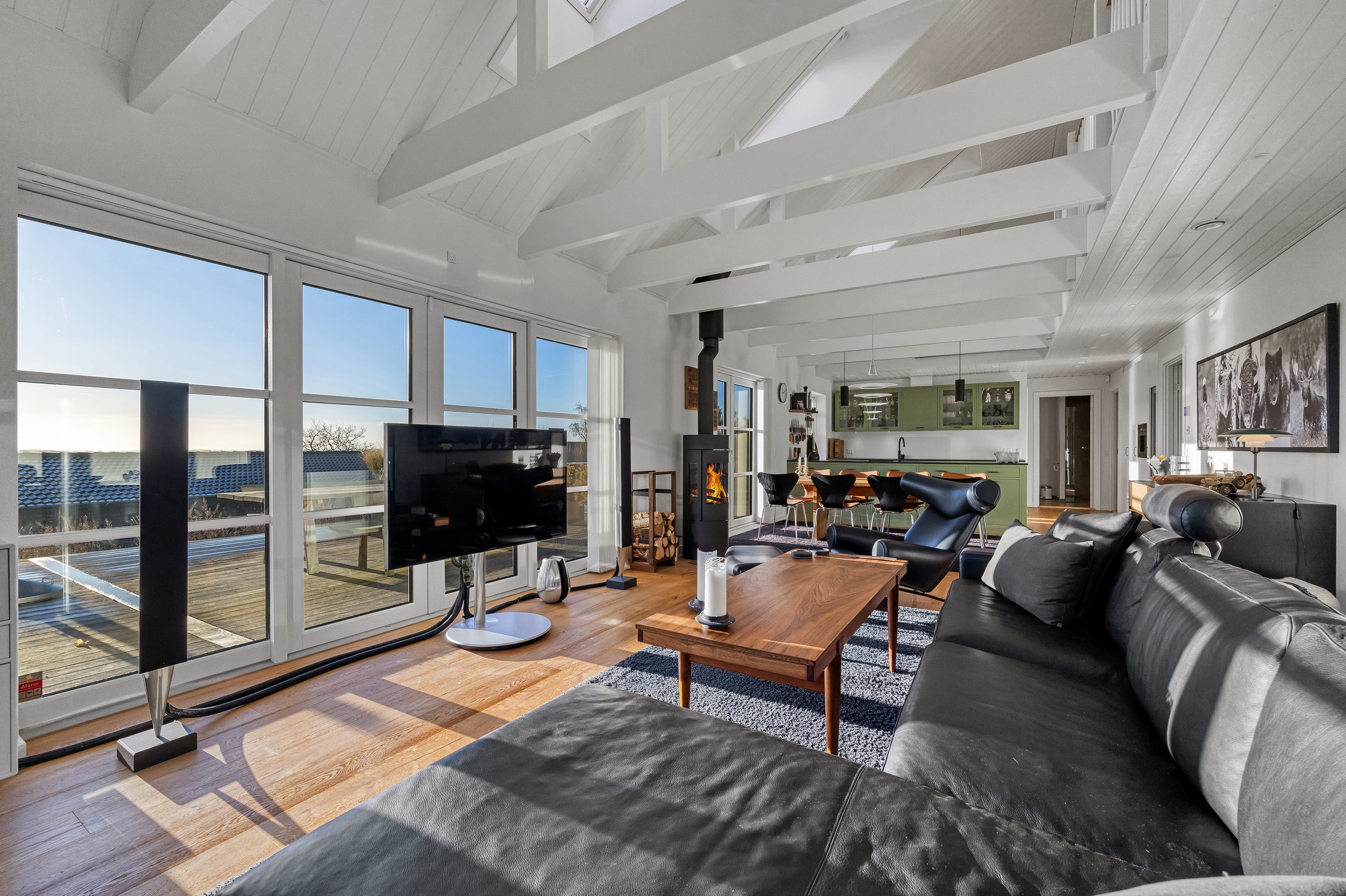 Fremhævet stue billede i fuldskærmstilstand. Billede af Meransletten 1, 3630 Jægerspris