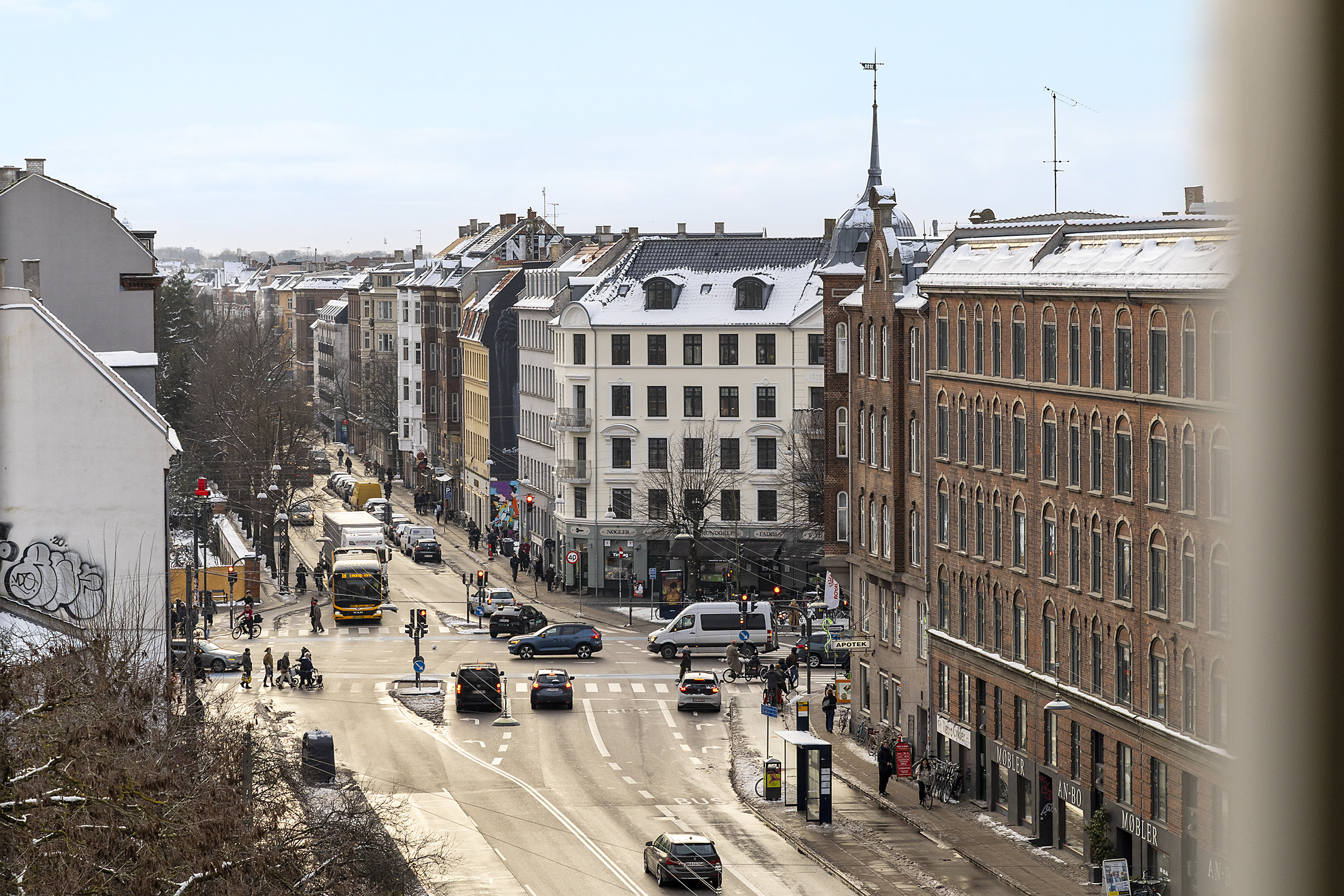 Fremhævet udsigt billede i fuldskærmstilstand. Billede af Jagtvej 66, 4. 3., 2200 København N