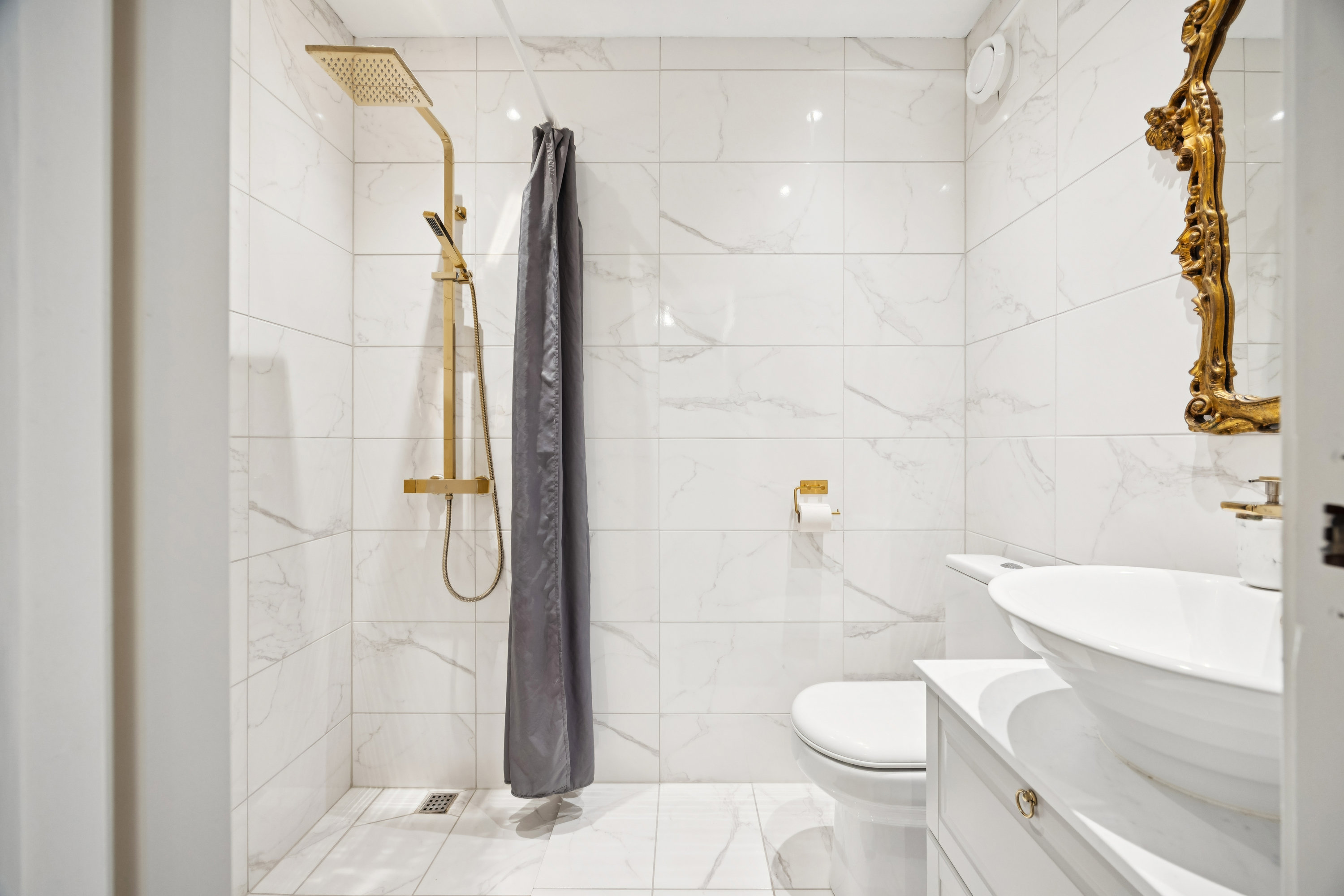 Fremhævet badeværelse billede i fuldskærmstilstand. Billede af Nordre Fasanvej 60, 2. 21., 2000 Frederiksberg