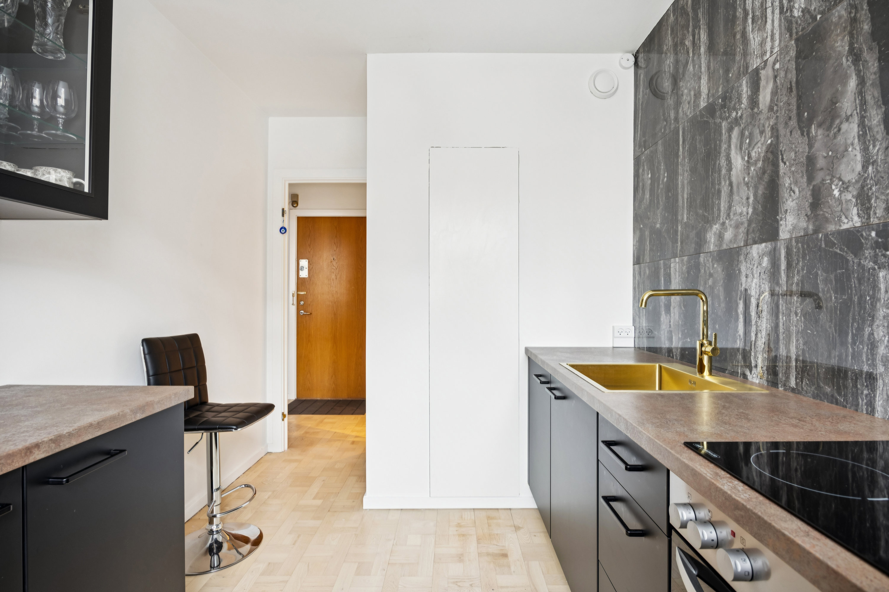 Fremhævet køkken billede i fuldskærmstilstand. Billede af Nordre Fasanvej 60, 2. 21., 2000 Frederiksberg