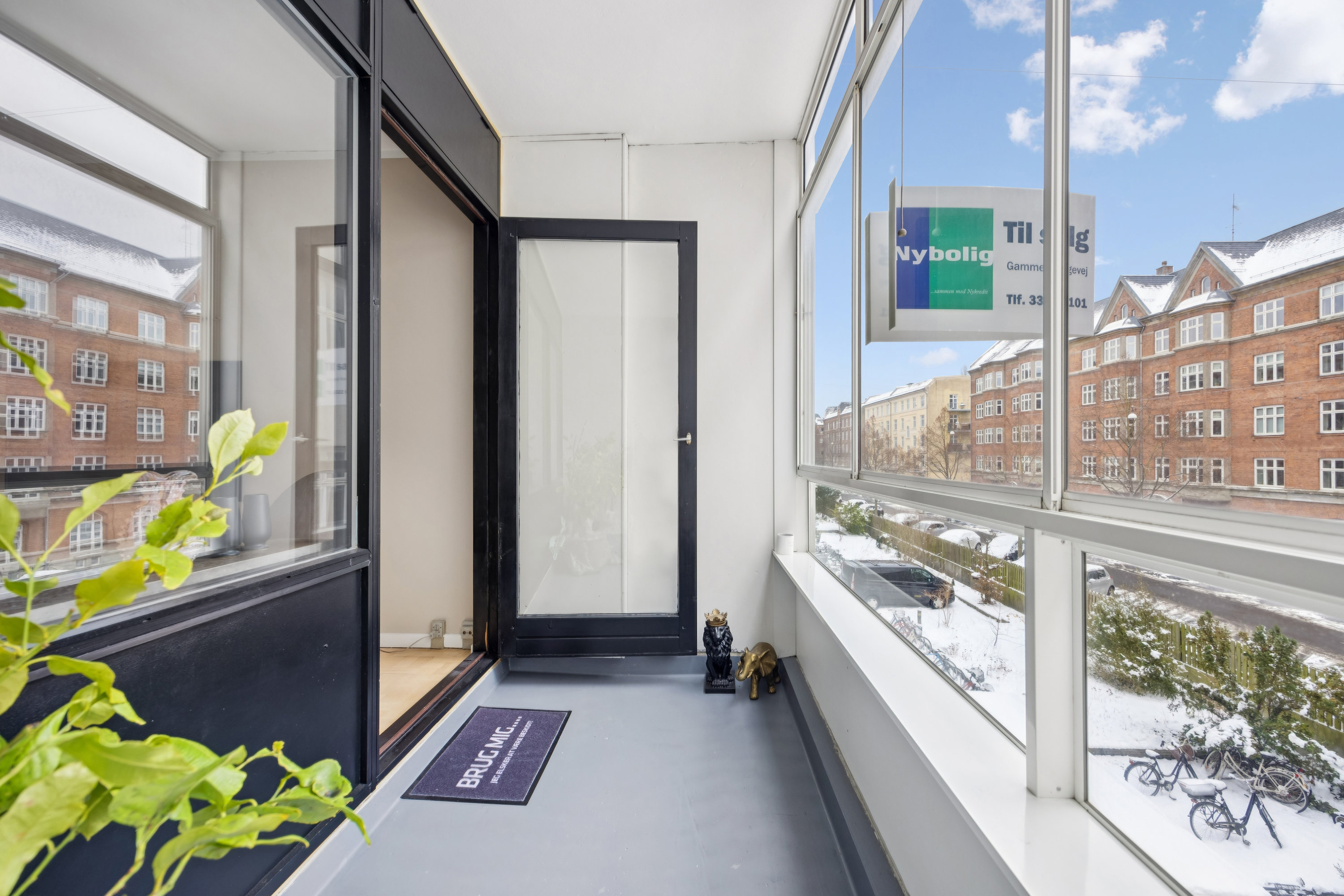 Fremhævet altan billede i fuldskærmstilstand. Billede af Nordre Fasanvej 60, 2. 21., 2000 Frederiksberg