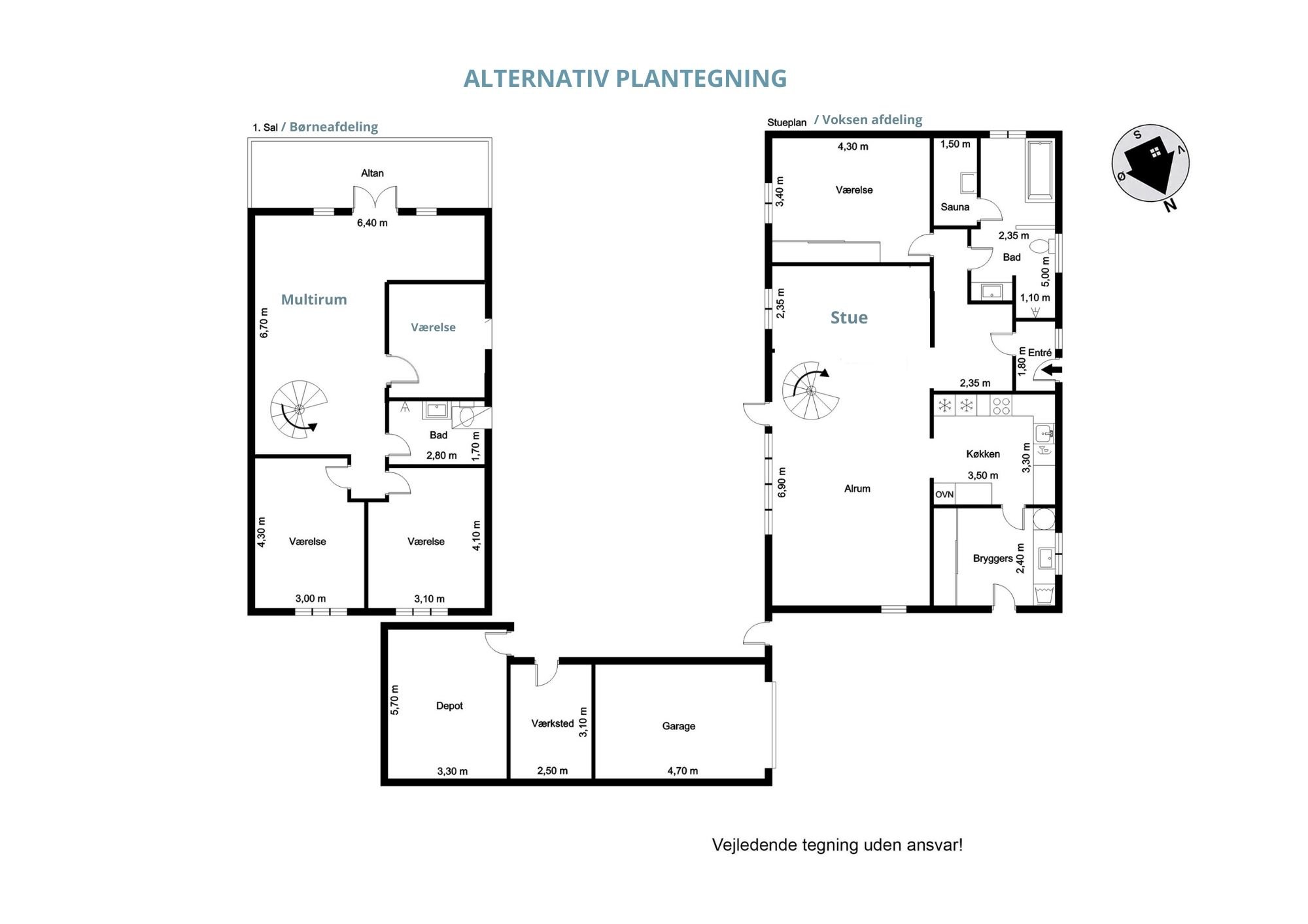 Plantegninger billede af Markledet 55, 6950 Ringkøbing