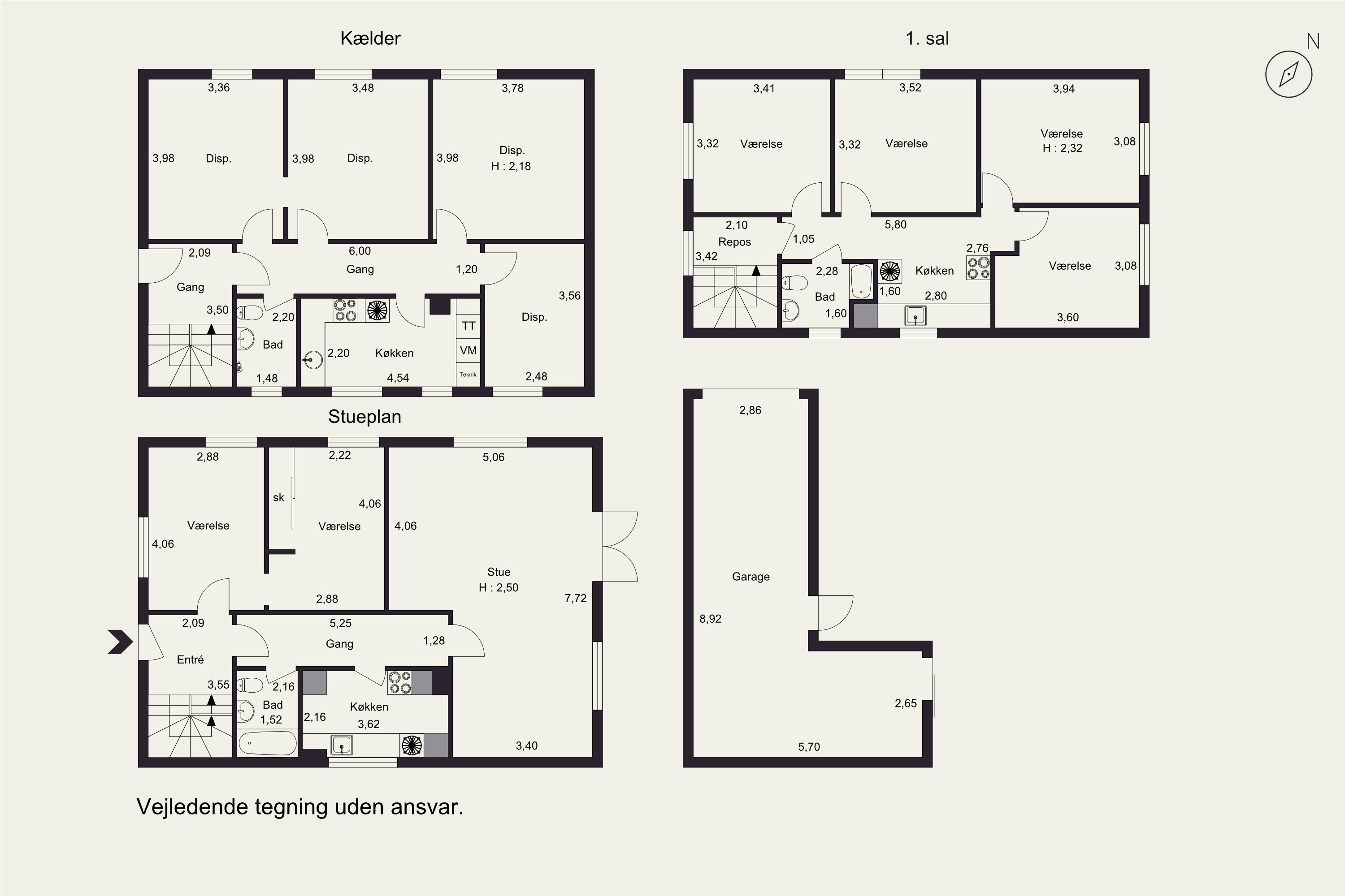Plantegninger billede af Stockholmsgade 36, Christiansbjerg, 8200 Aarhus N