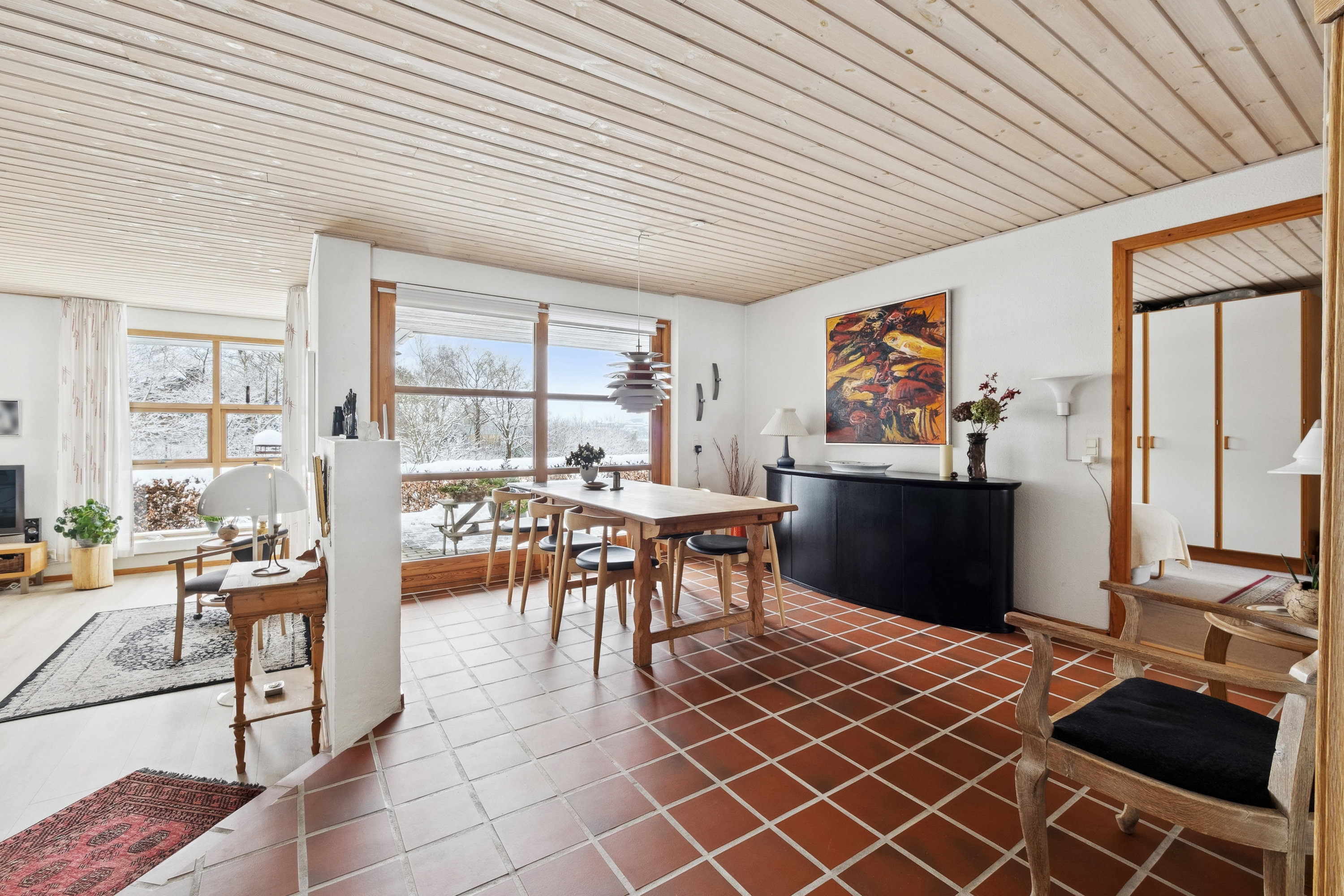 Fremhævet stue billede i fuldskærmstilstand. Billede af Kokildedalen 9, 8800 Viborg