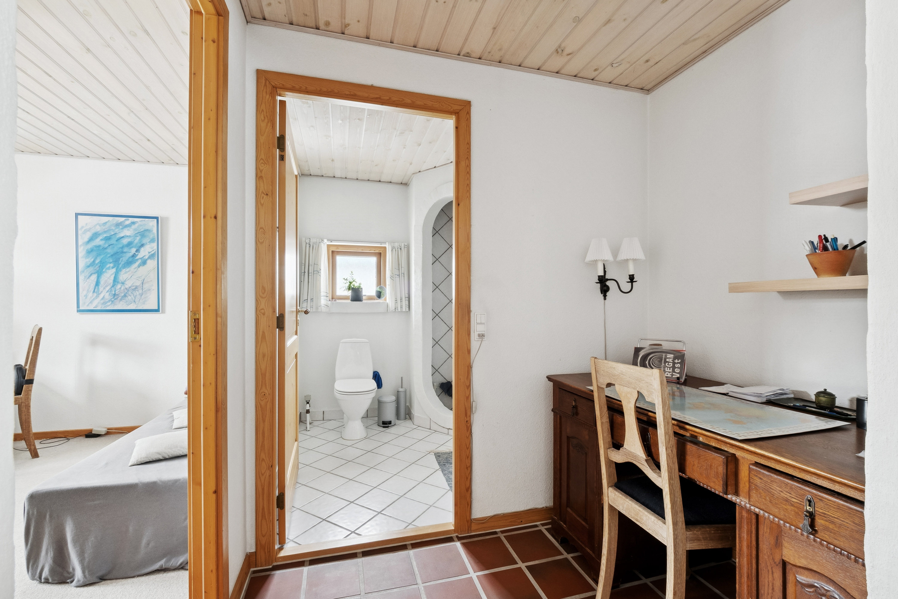 Fremhævet badeværelse billede i fuldskærmstilstand. Billede af Kokildedalen 9, 8800 Viborg