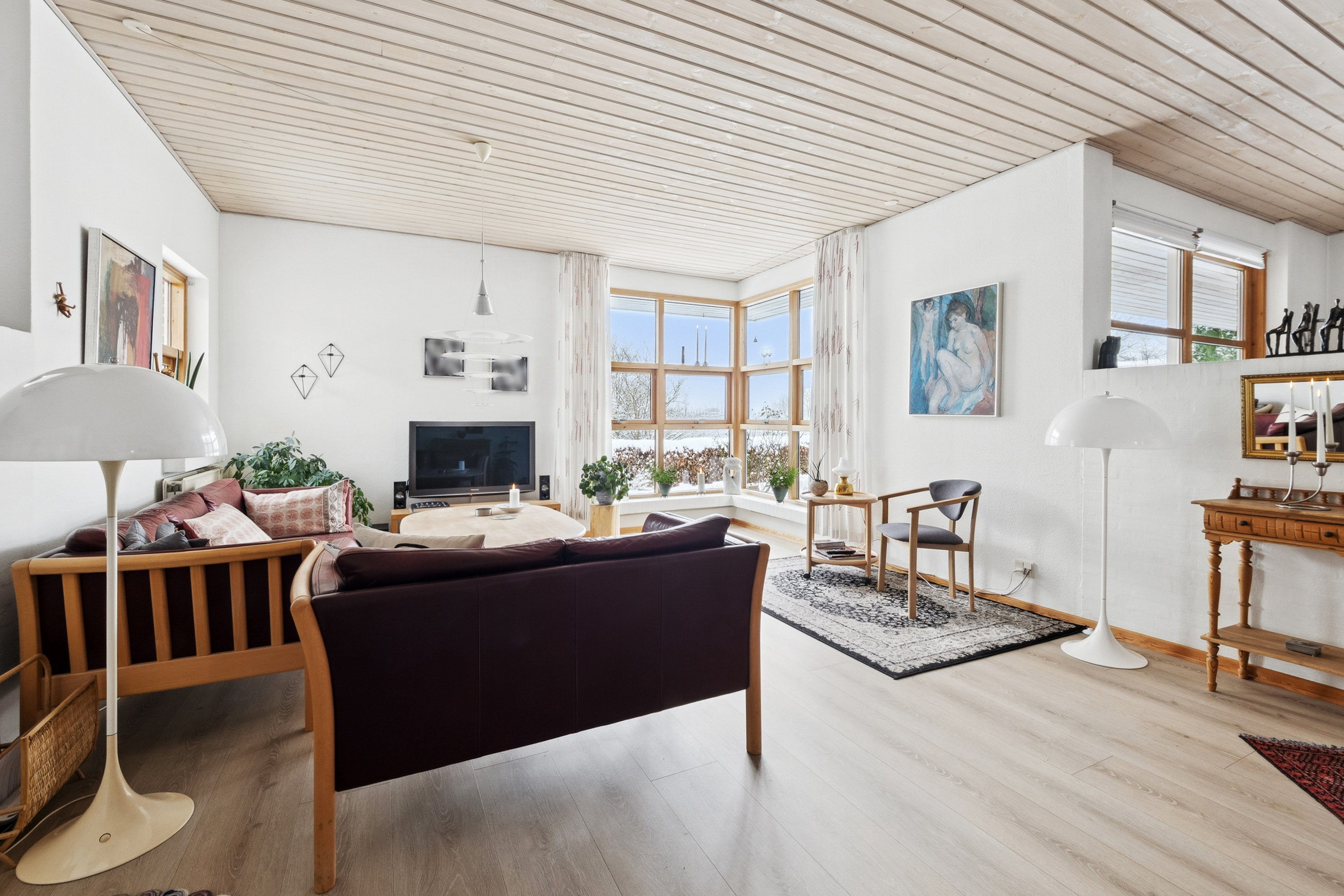 Fremhævet stue billede i fuldskærmstilstand. Billede af Kokildedalen 9, 8800 Viborg