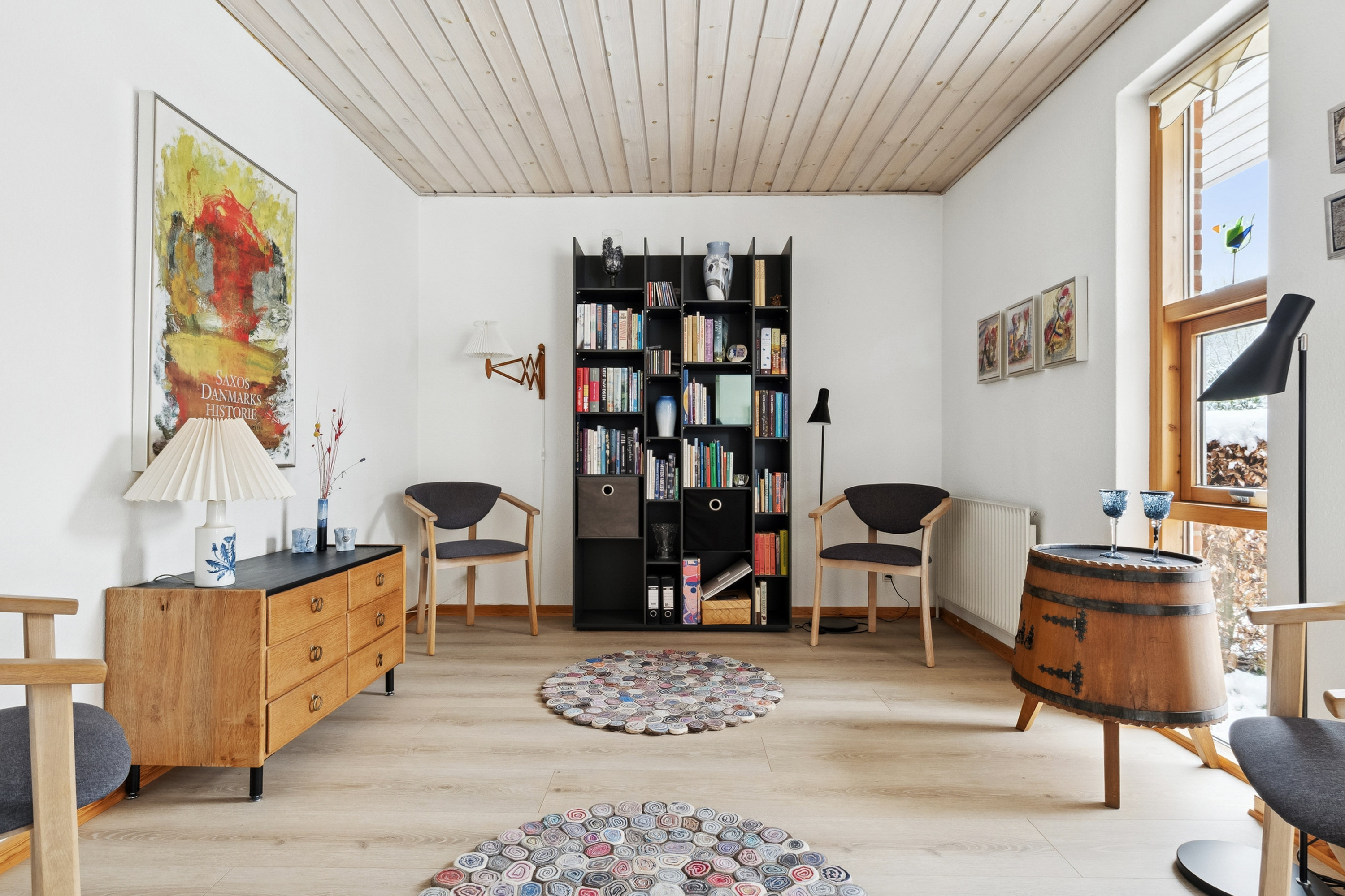 Fremhævet stue billede i fuldskærmstilstand. Billede af Kokildedalen 9, 8800 Viborg