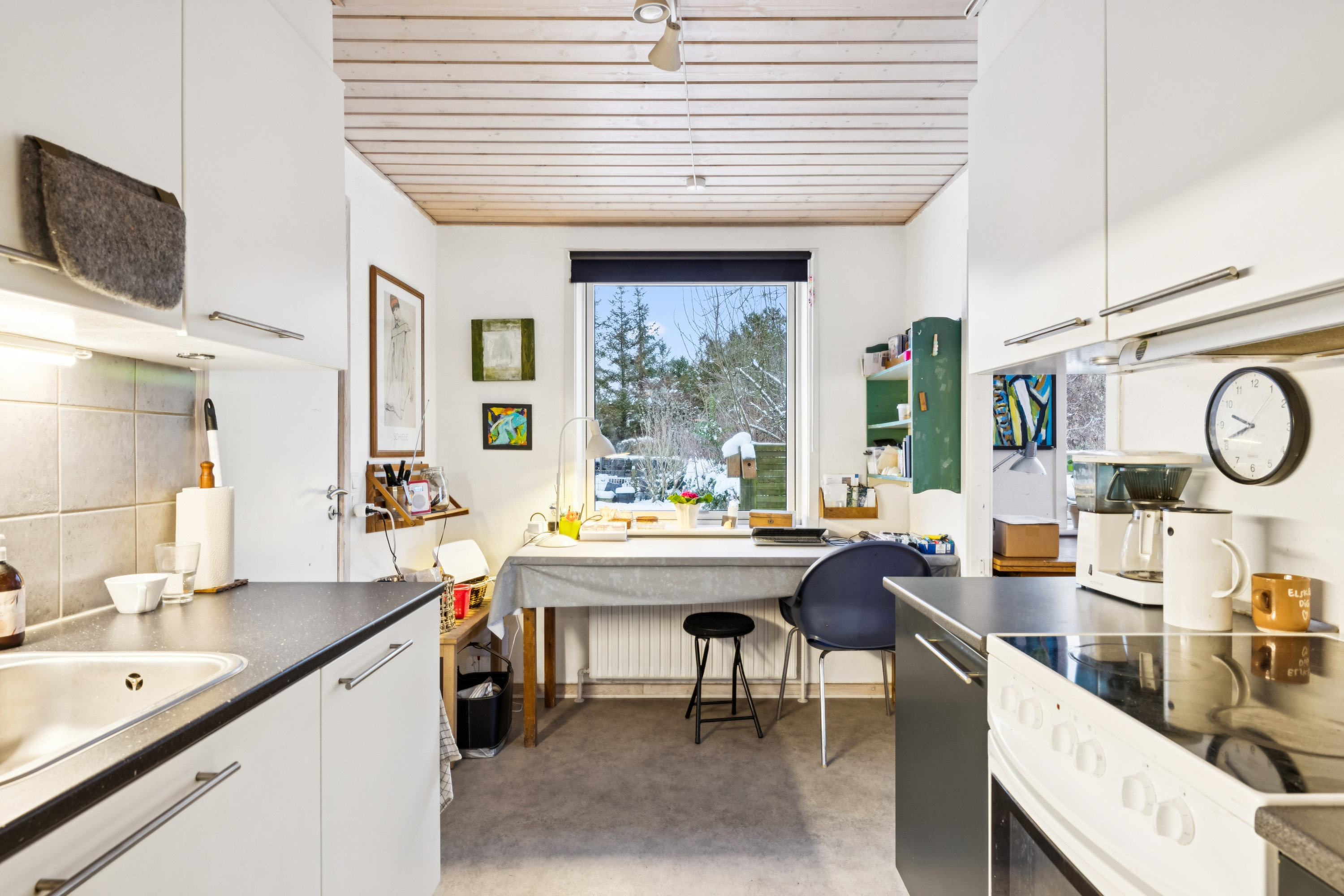 Fremhævet køkken billede i fuldskærmstilstand. Billede af Gyvelbakken 1A, 8500 Grenaa