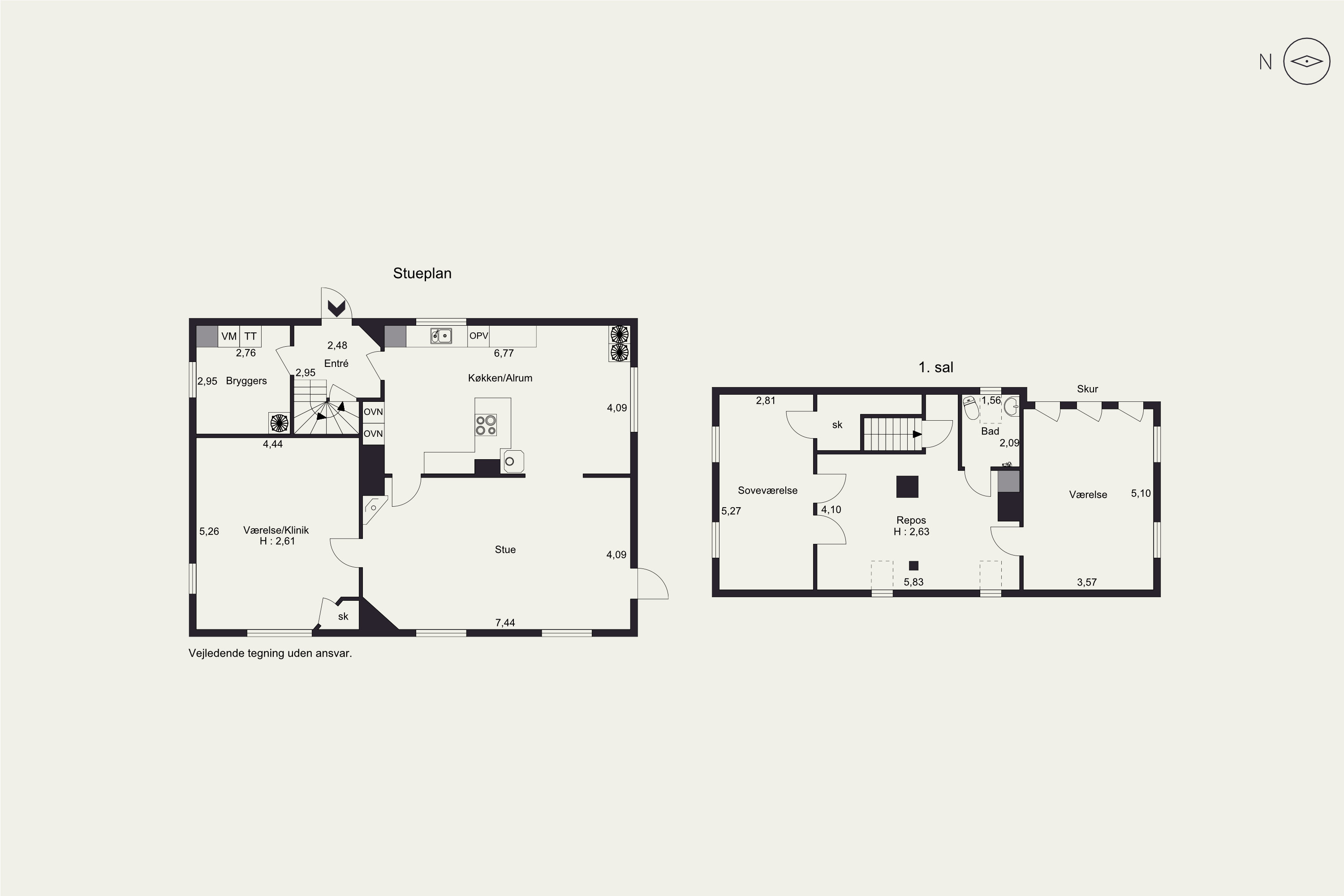 Plantegninger billede af Uthvej 89, 8700 Horsens