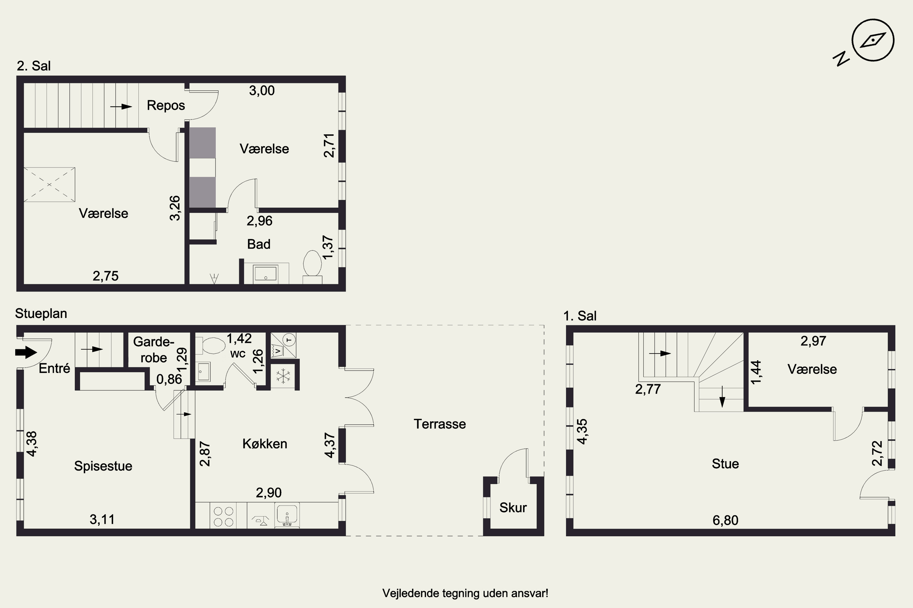 Plantegninger billede af Fiskergade 86, 8000 Aarhus C