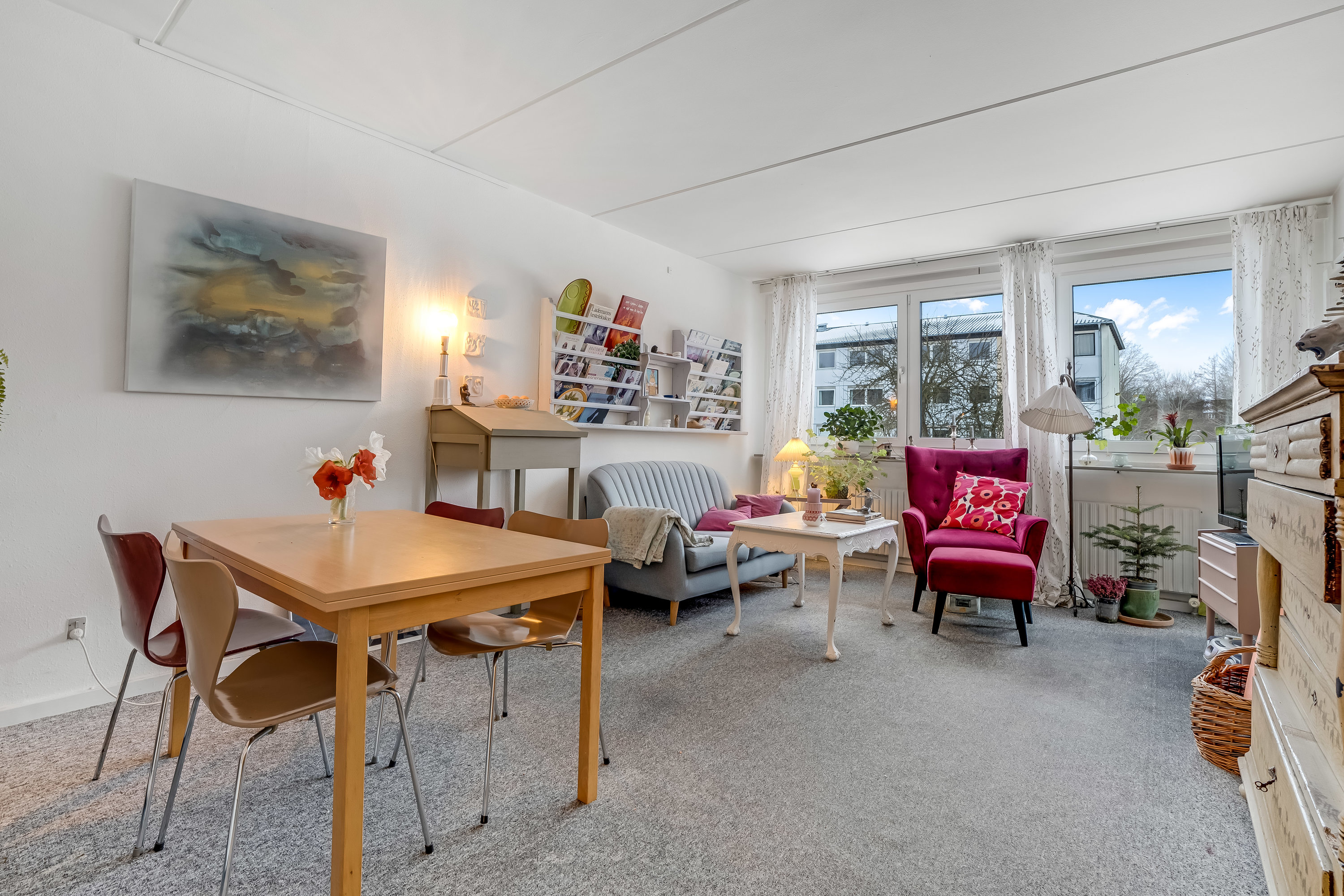 Miniaturebillede 1: stue. Billede af Kongensgavevej 51, st.. tv., 3200 Helsinge