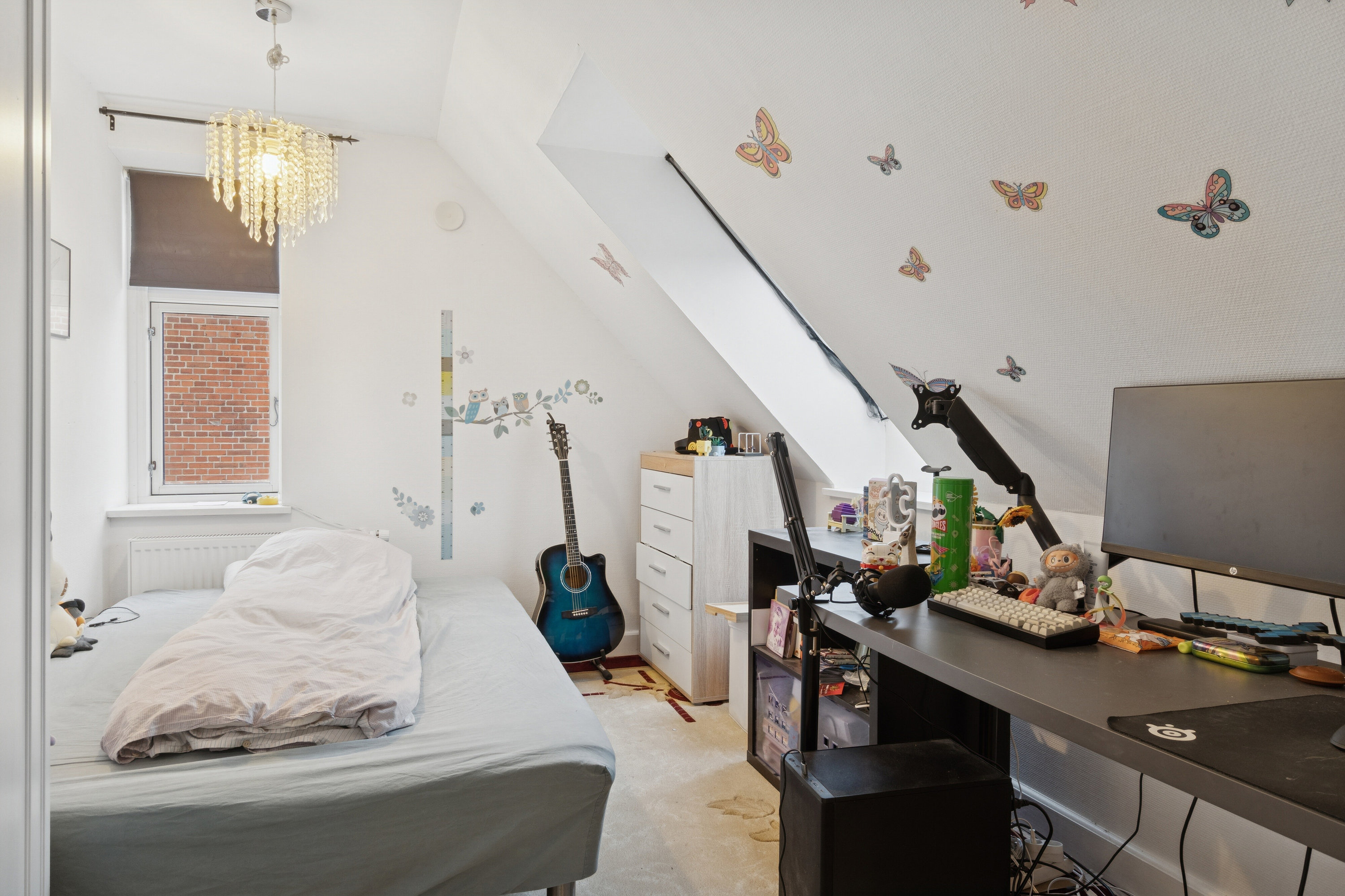 Fremhævet soveværelse billede i fuldskærmstilstand. Billede af Bregentvedvej 53, 4690 Haslev