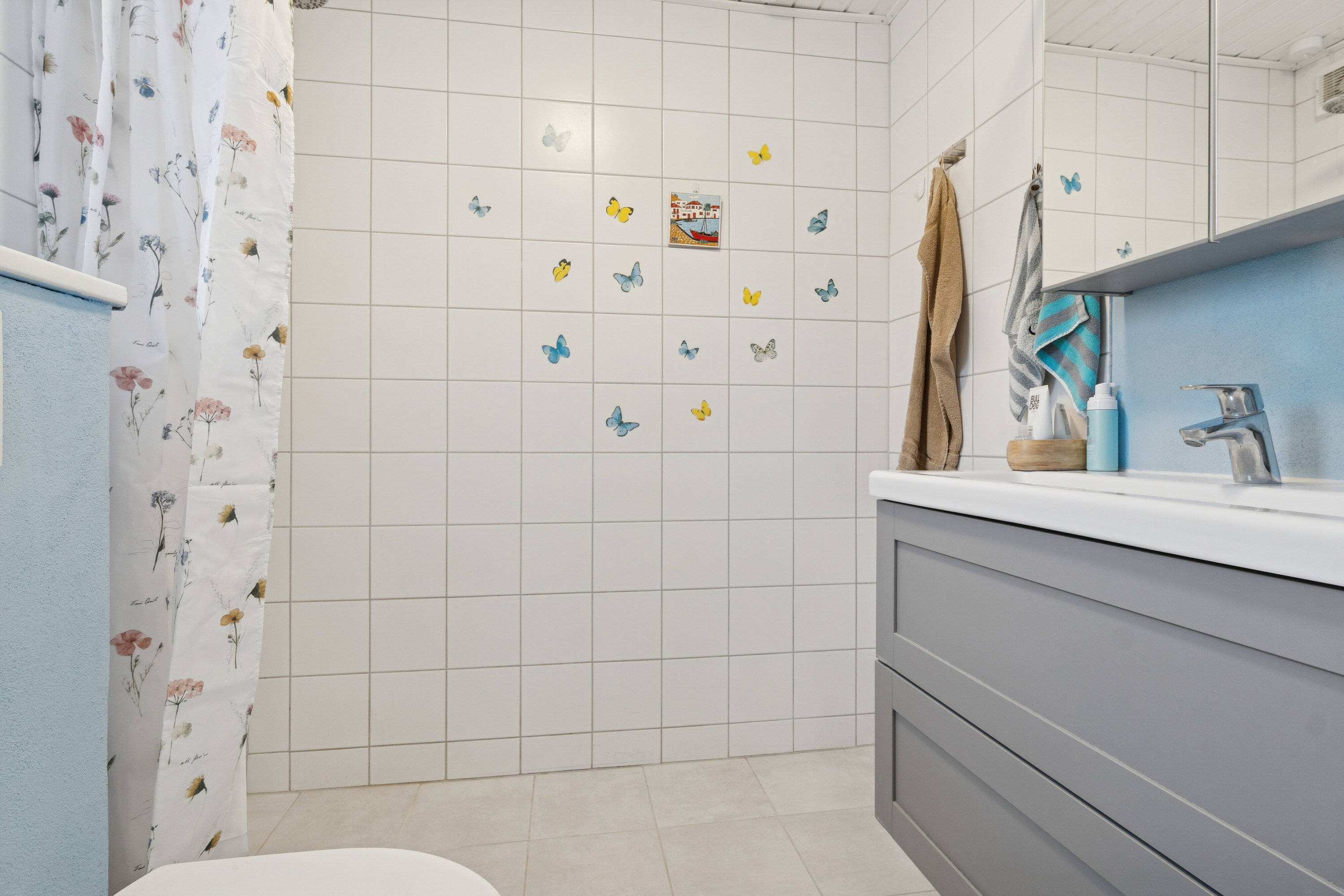 Fremhævet badeværelse billede i fuldskærmstilstand. Billede af Bregentvedvej 53, 4690 Haslev