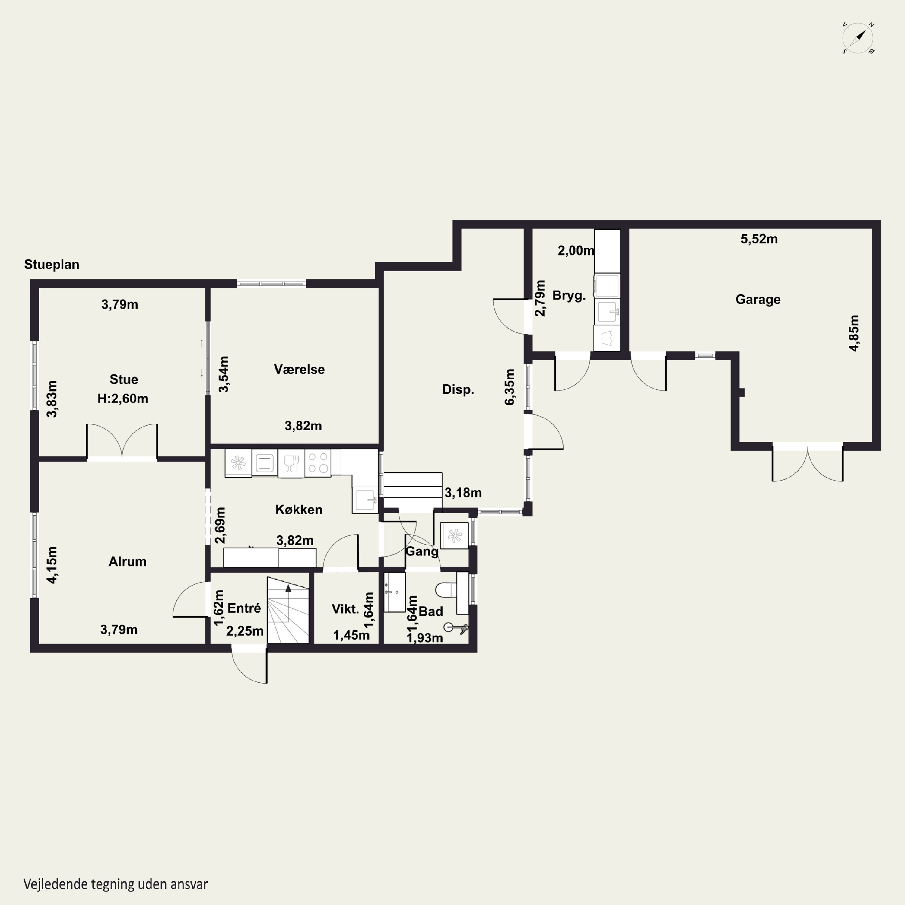 Plantegninger billede af Bregentvedvej 53, 4690 Haslev