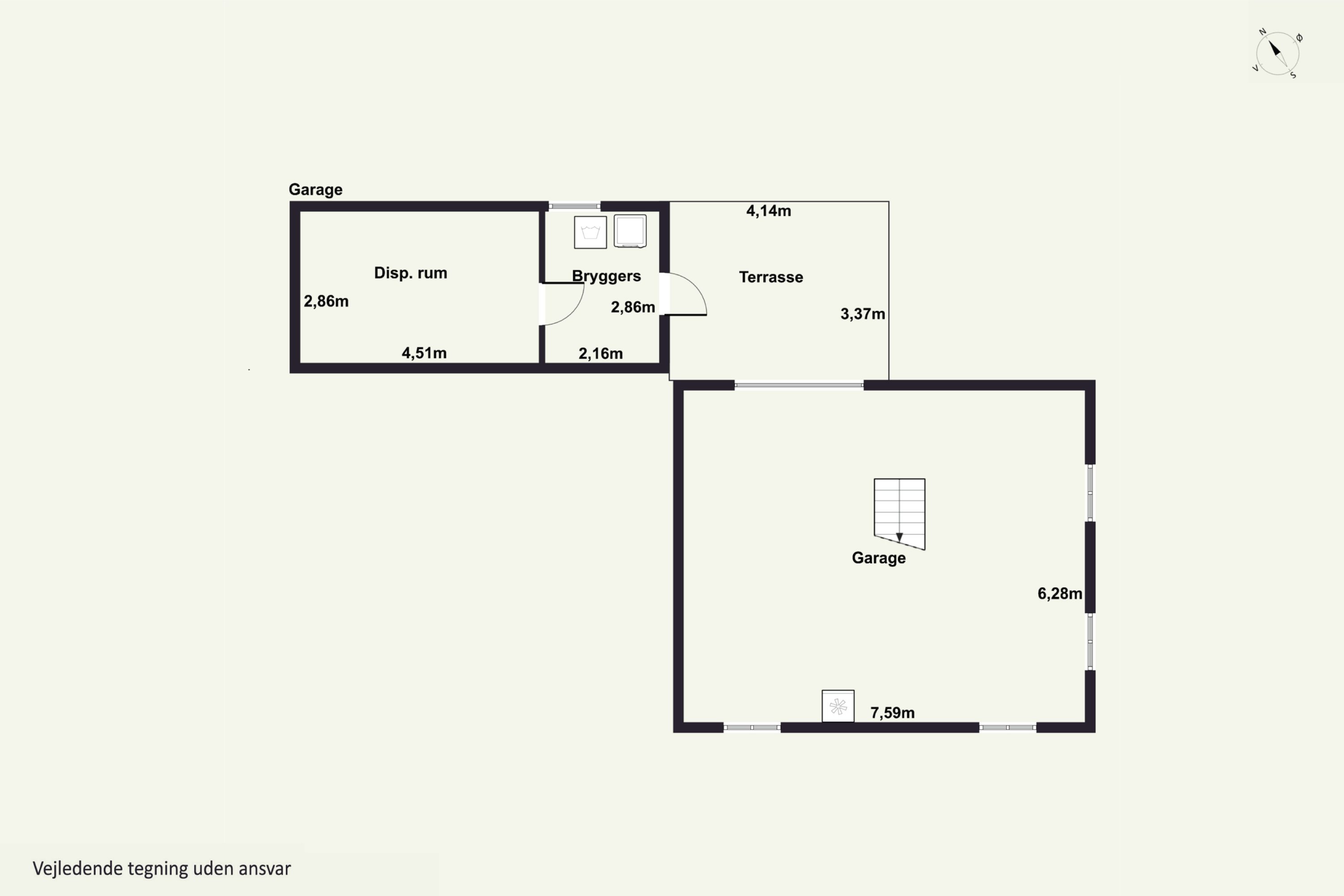 Plantegninger billede af Gl Præstøvej 33, 4735 Mern