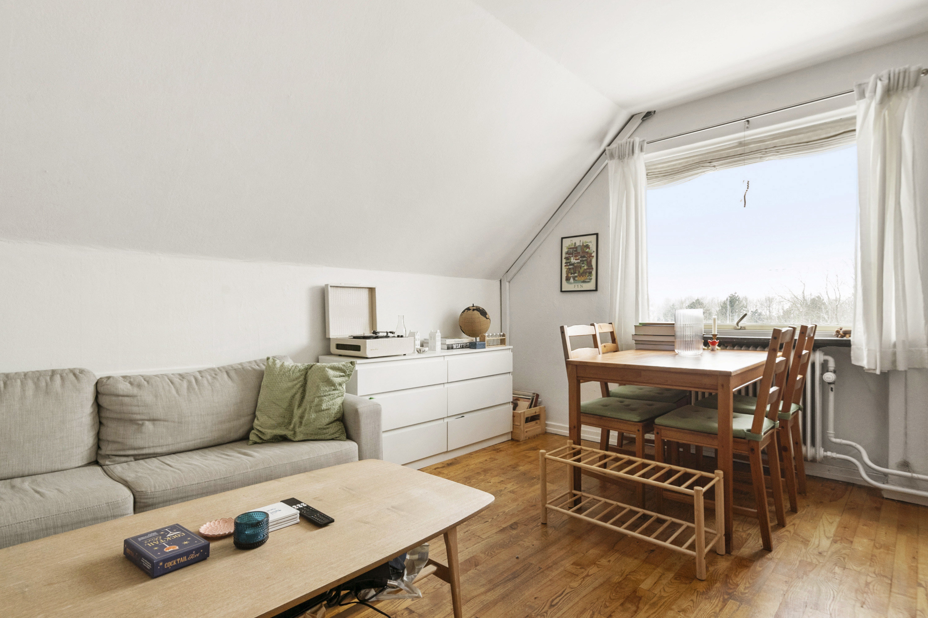 Fremhævet stue billede i fuldskærmstilstand. Billede af Stockholmsgade 36, Christiansbjerg, 8200 Aarhus N