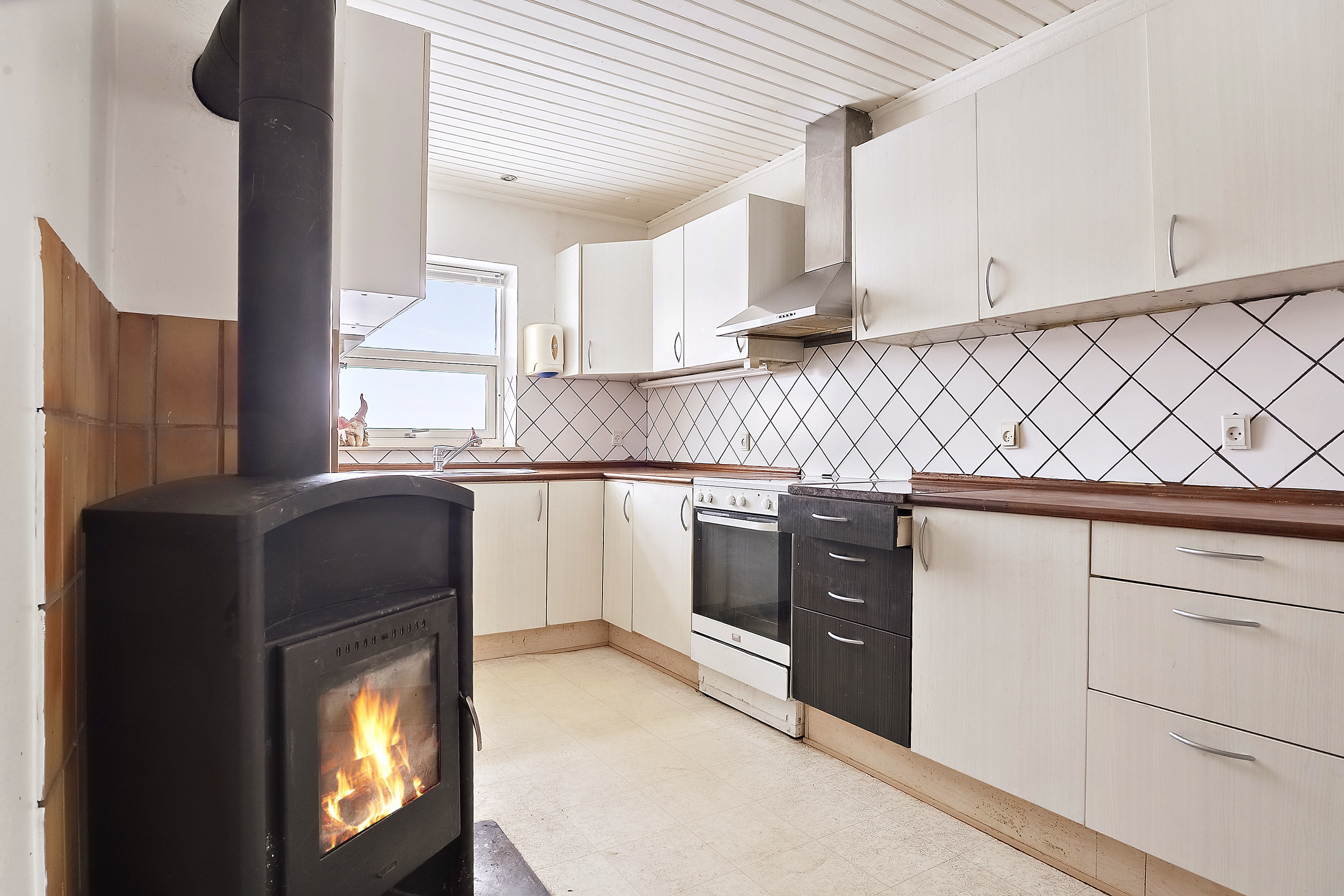 Fremhævet køkken billede i fuldskærmstilstand. Billede af Egebjergvej 18, 8751 Gedved