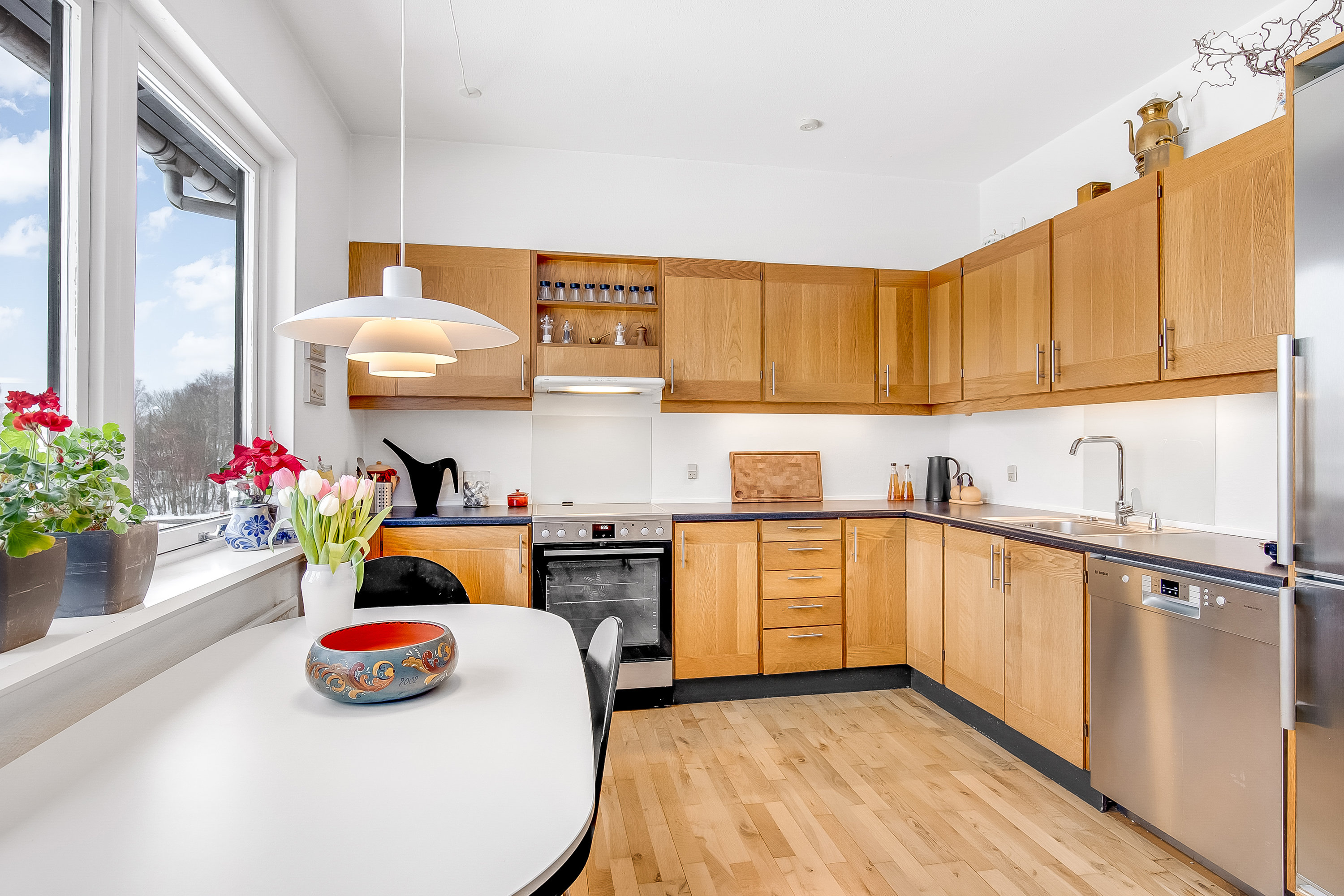 Fremhævet køkken billede i fuldskærmstilstand. Billede af Egely Alle 1, 2. tv., Møholm, 7100 Vejle