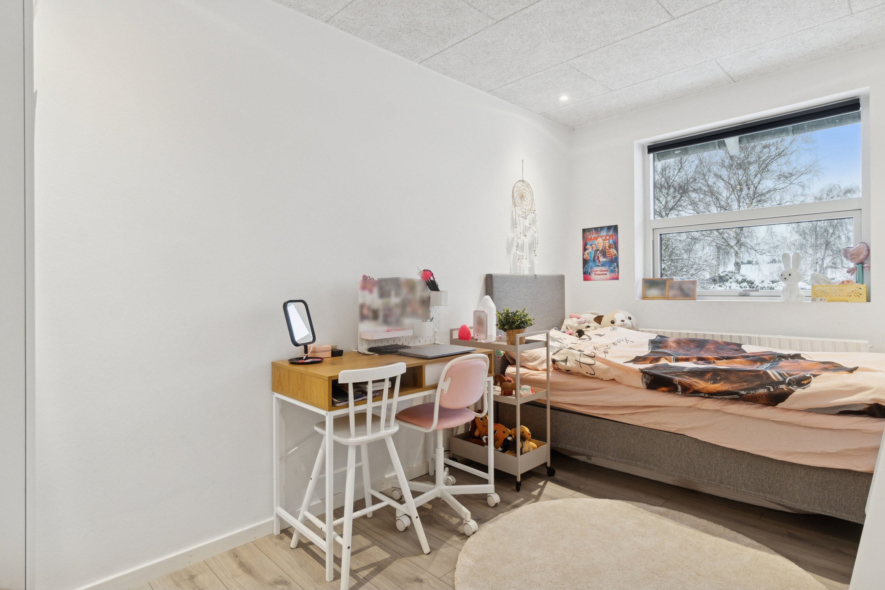 Fremhævet soveværelse billede i fuldskærmstilstand. Billede af Hyldevangen 5, 8620 Kjellerup