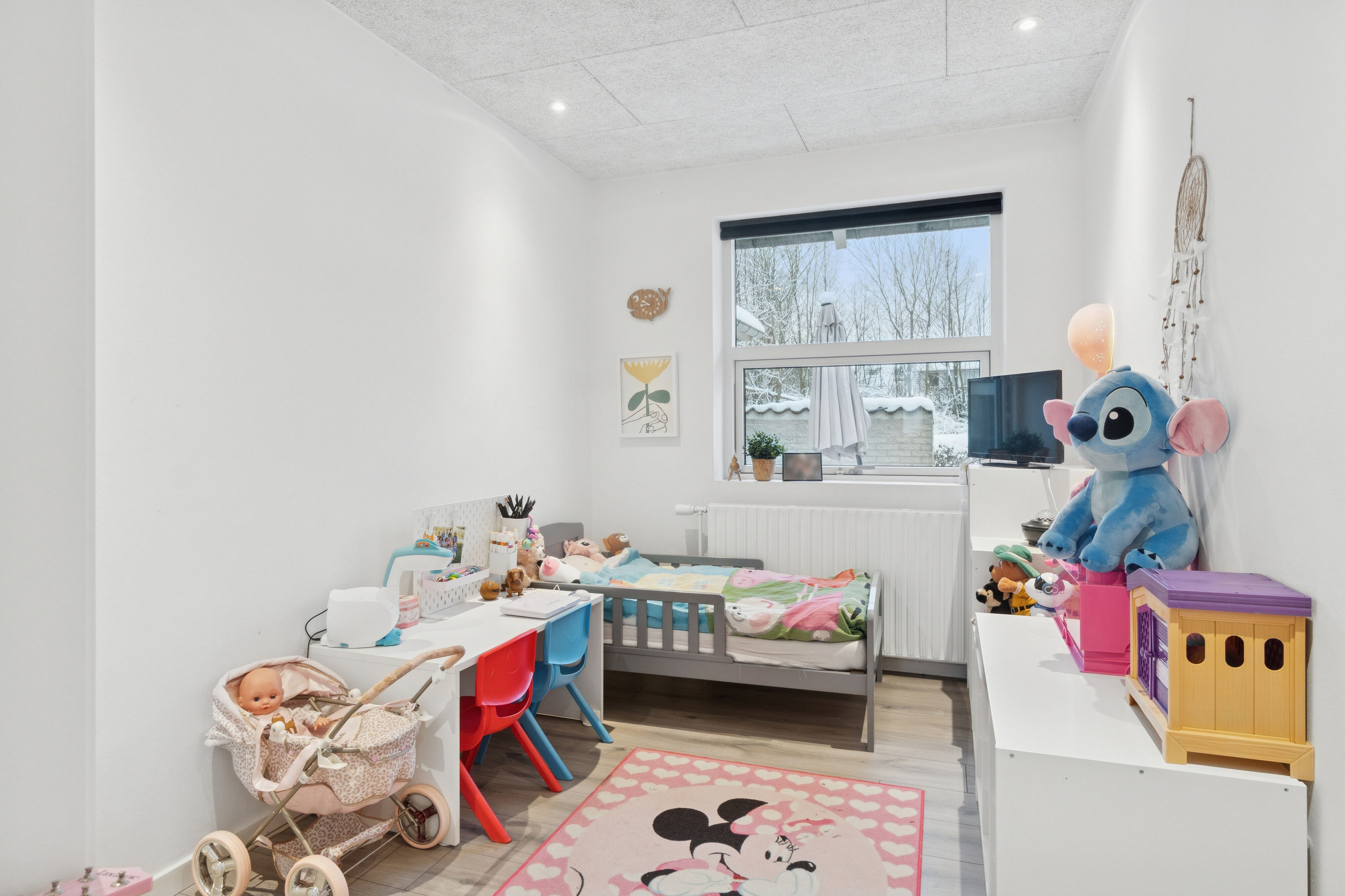 Fremhævet soveværelse billede i fuldskærmstilstand. Billede af Hyldevangen 5, 8620 Kjellerup