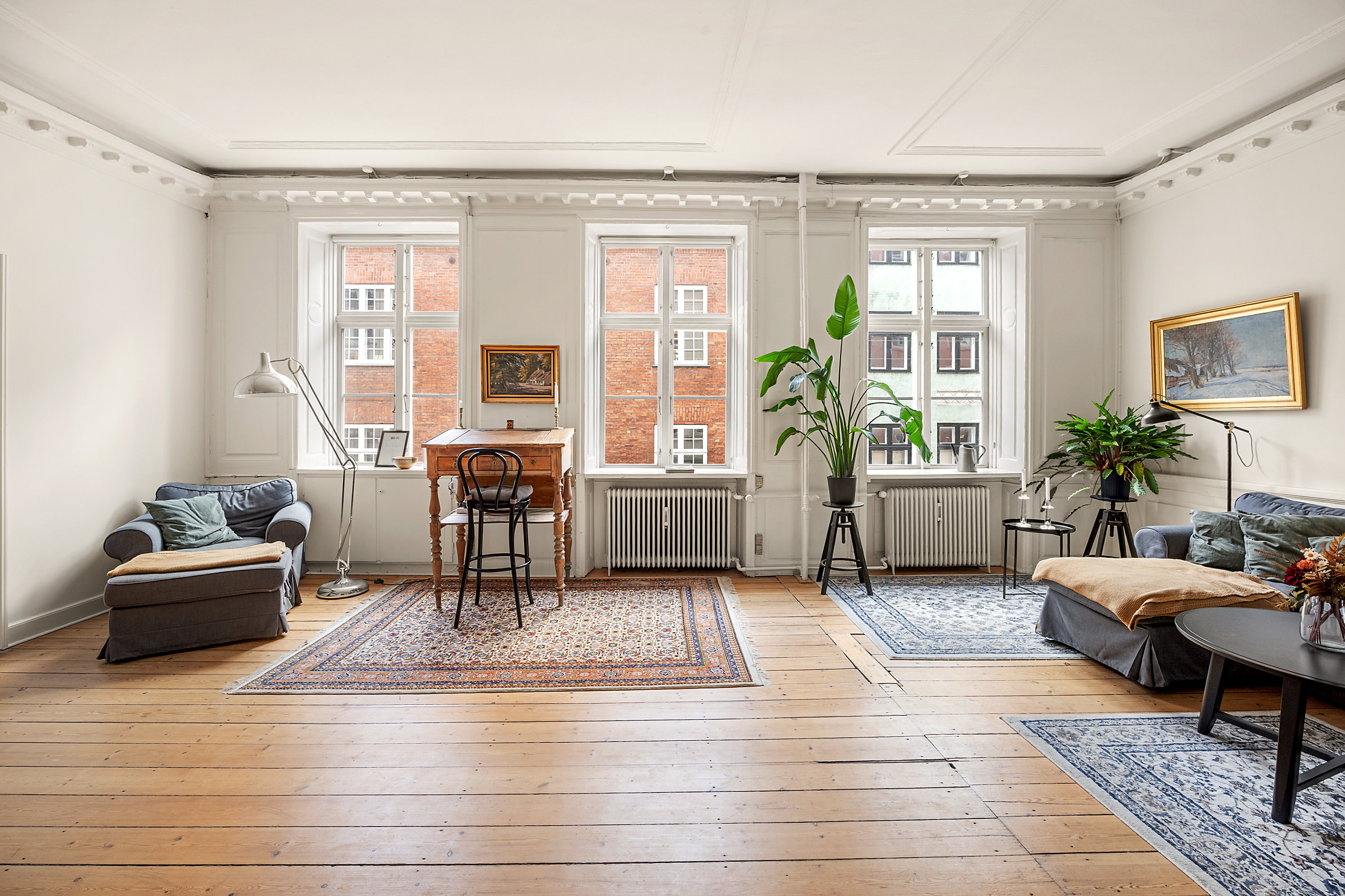 Fremhævet stue billede i fuldskærmstilstand. Billede af Kompagnistræde 14B, 1., 1208 København K