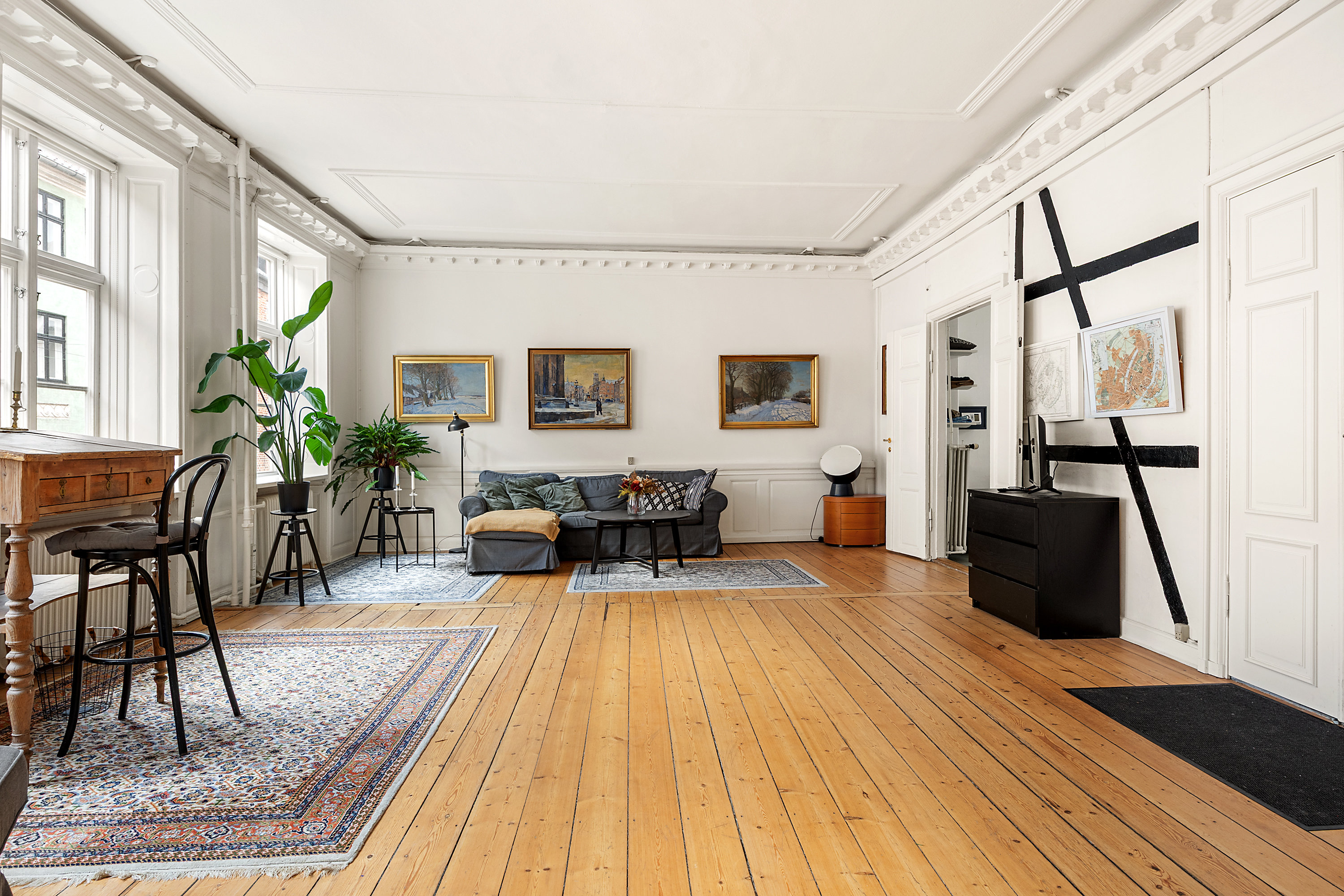 Miniaturebillede 1: stue. Billede af Kompagnistræde 14B, 1., 1208 København K