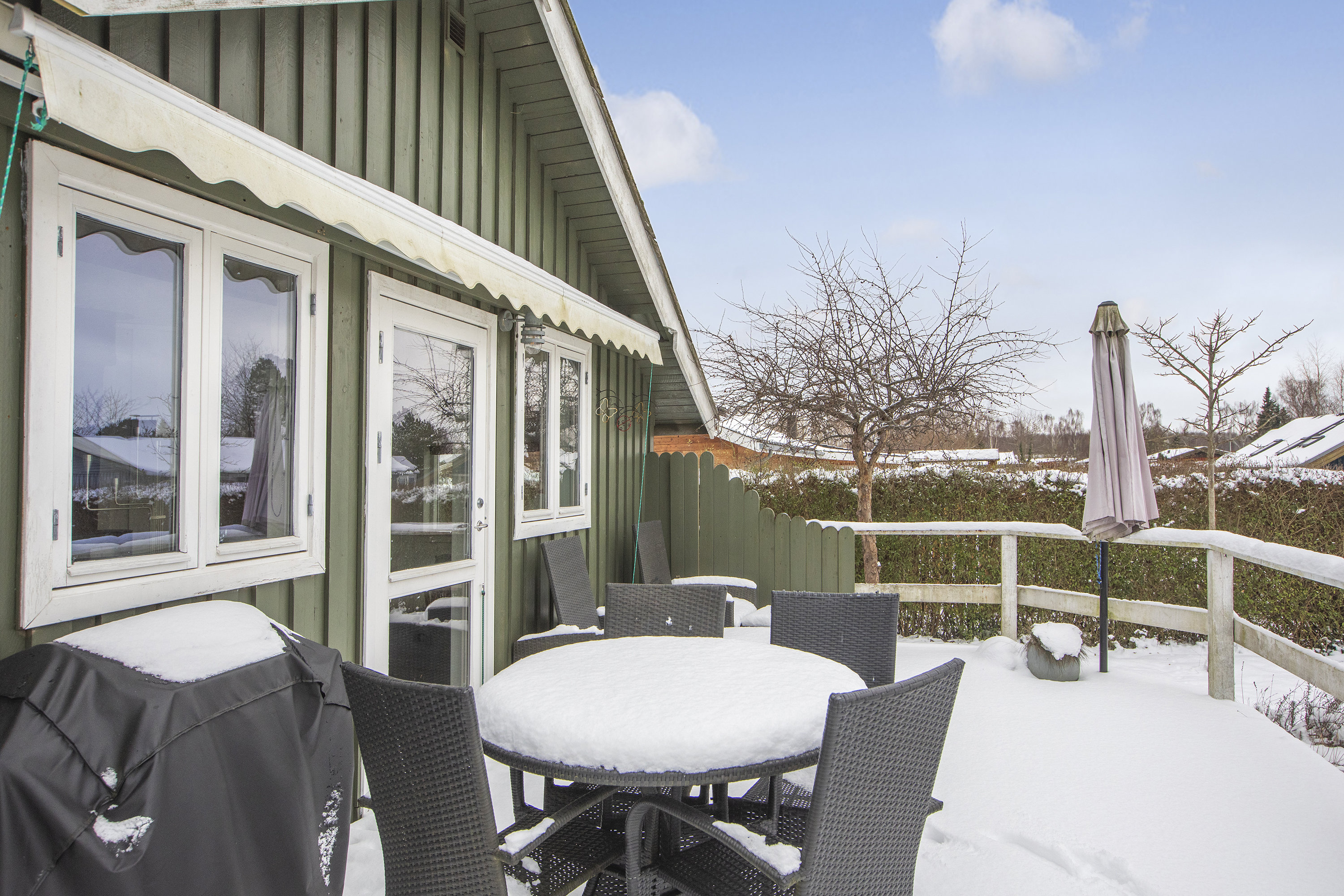 Fremhævet terrasse billede i fuldskærmstilstand. Billede af Asynjevej 40, 2740 Skovlunde