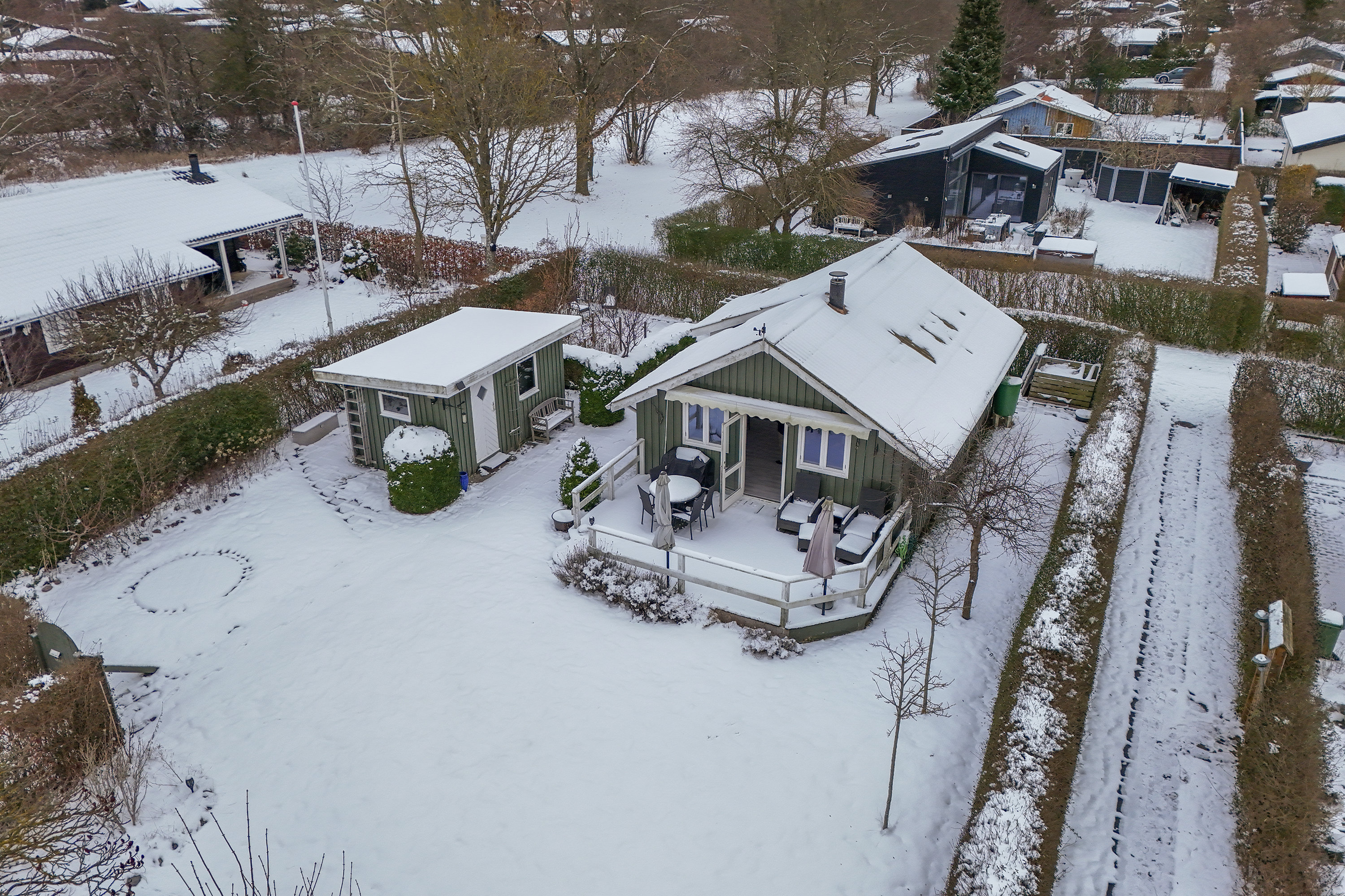 Miniaturebillede 2: set fra oven. Billede af Asynjevej 40, 2740 Skovlunde