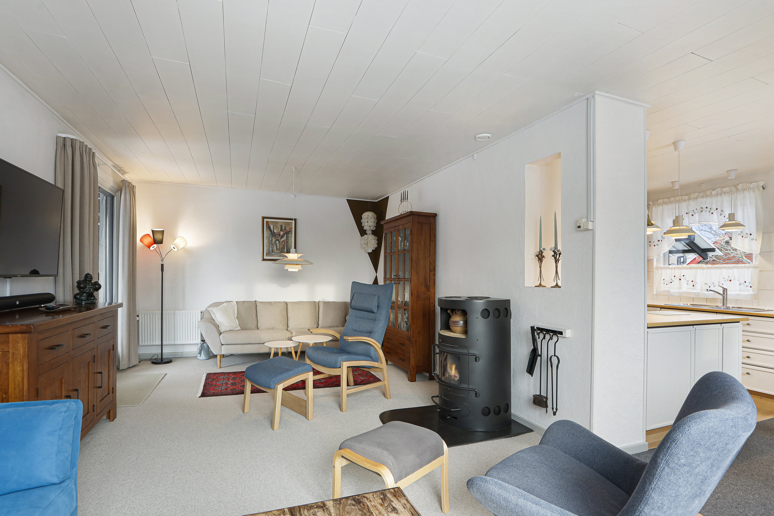 Fremhævet stue billede i fuldskærmstilstand. Billede af Marievej 24, 2740 Skovlunde