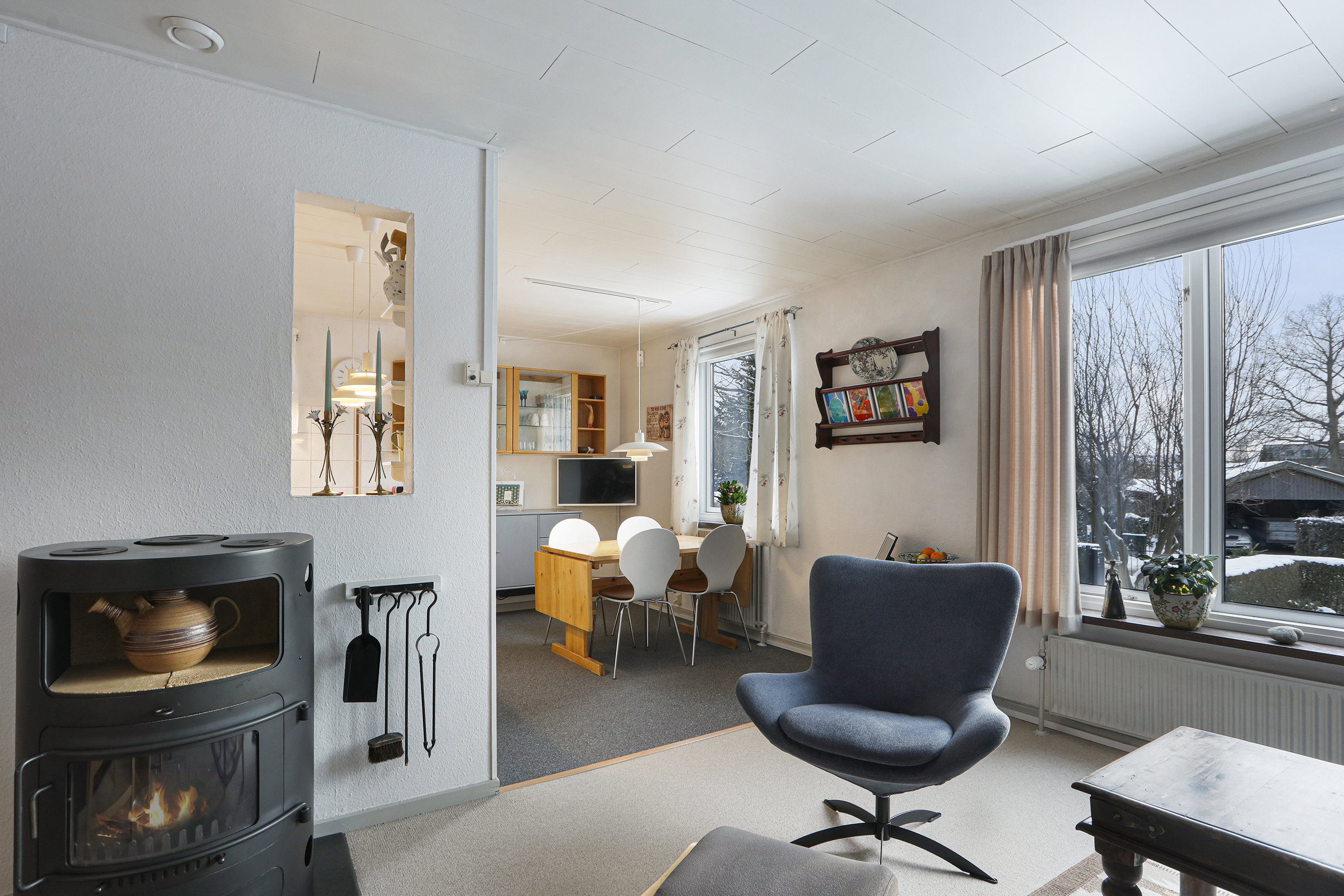 Fremhævet stue billede i fuldskærmstilstand. Billede af Marievej 24, 2740 Skovlunde