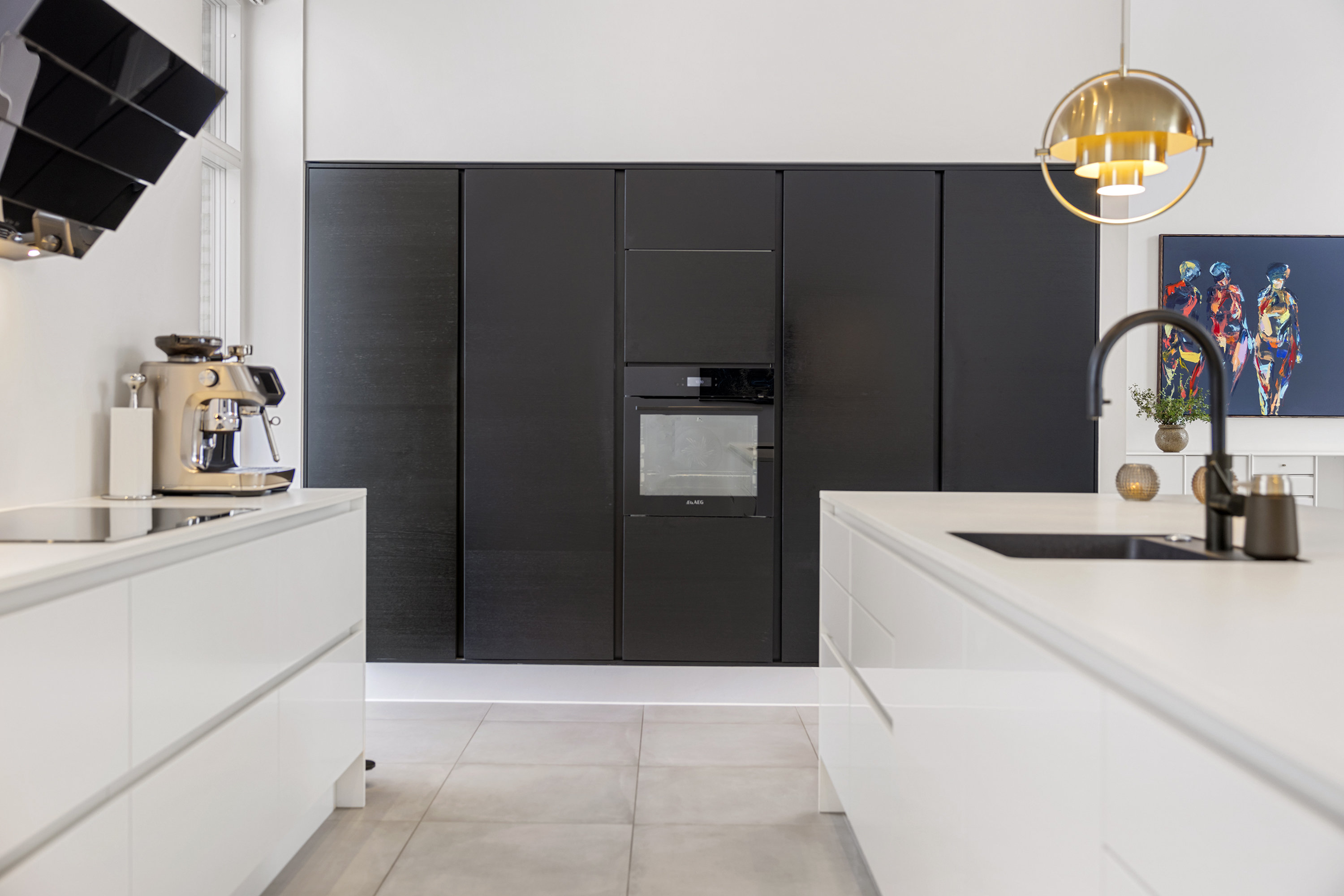 Fremhævet køkken billede i fuldskærmstilstand. Billede af Vesteråsene 24, 9900 Frederikshavn