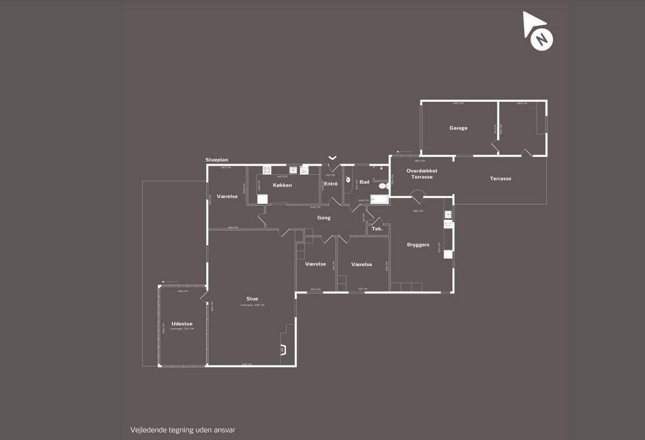 Plantegninger billede af Drosselvej 14, Rindum, 6950 Ringkøbing