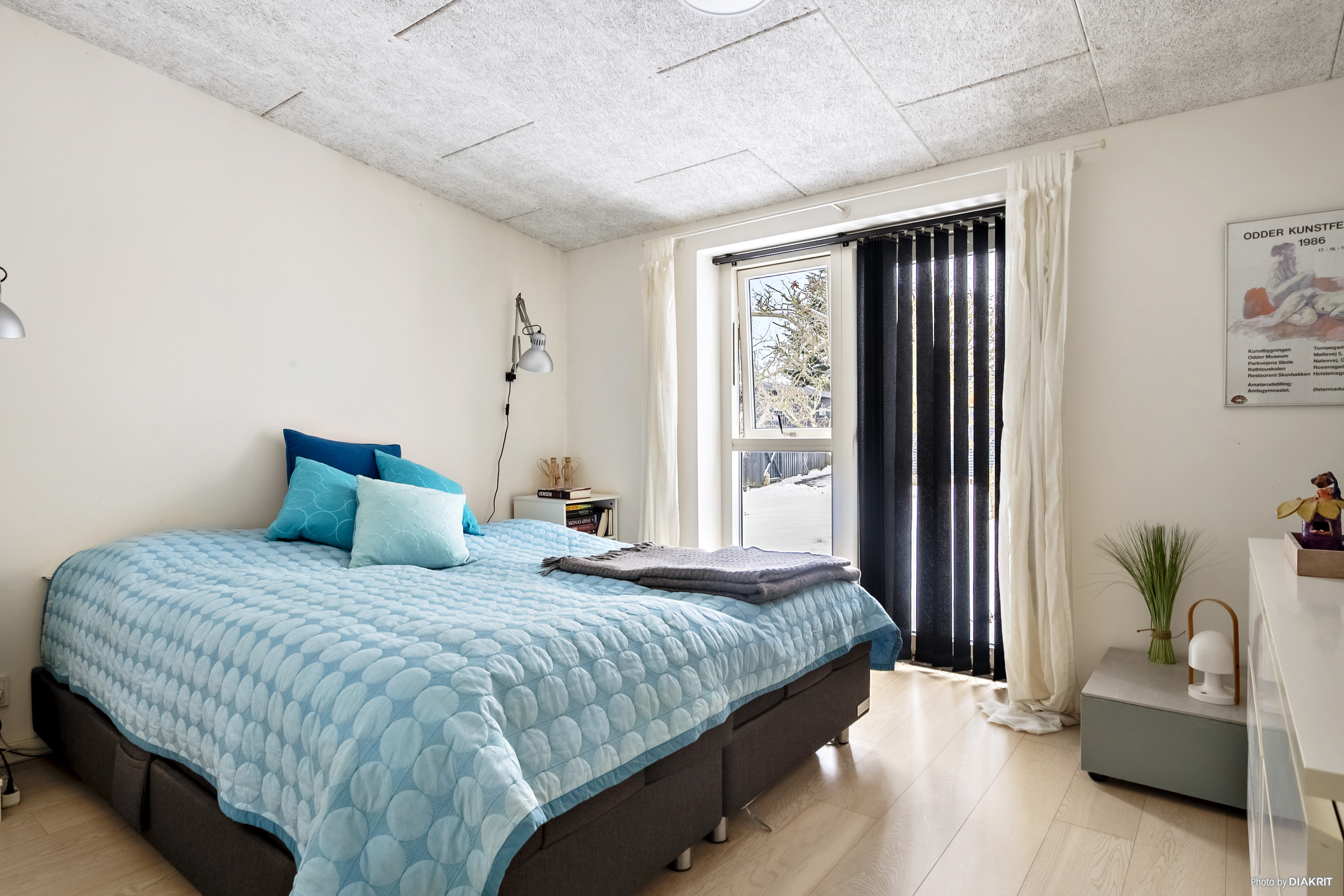 Fremhævet soveværelse billede i fuldskærmstilstand. Billede af Villavej 3B, Hou, 8300 Odder