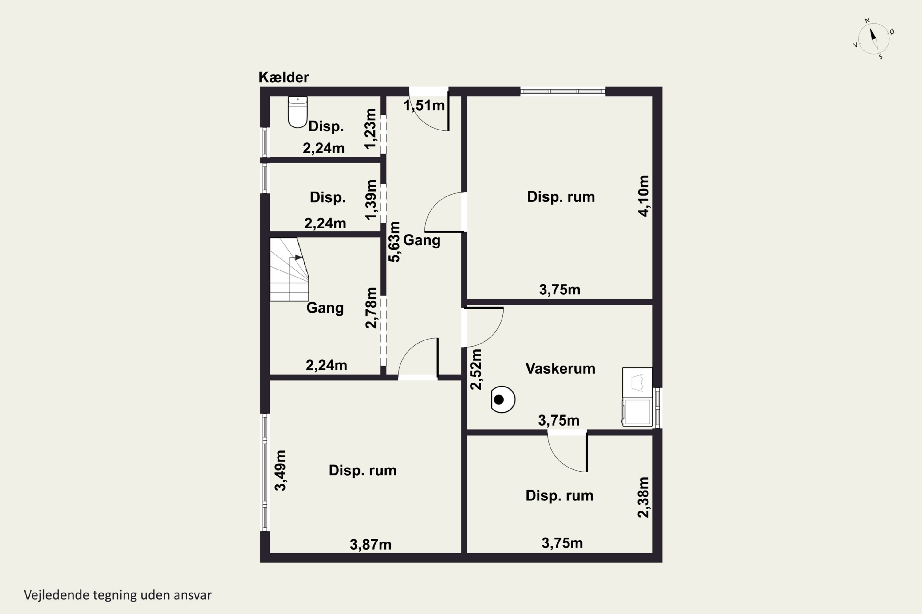Plantegninger billede af Lars Dyrskjøts Vej 25, 9800 Hjørring
