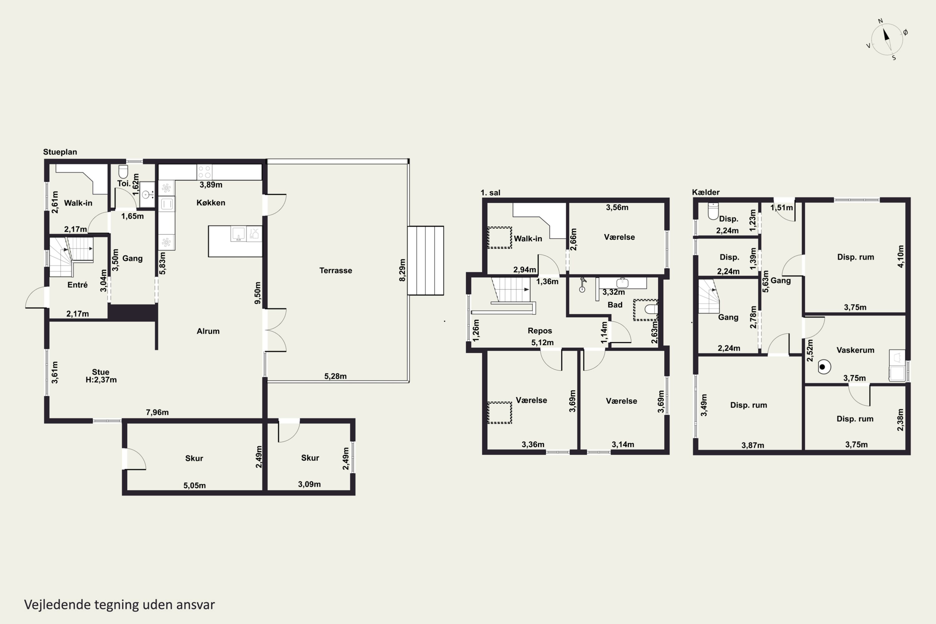 Plantegninger billede af Lars Dyrskjøts Vej 25, 9800 Hjørring