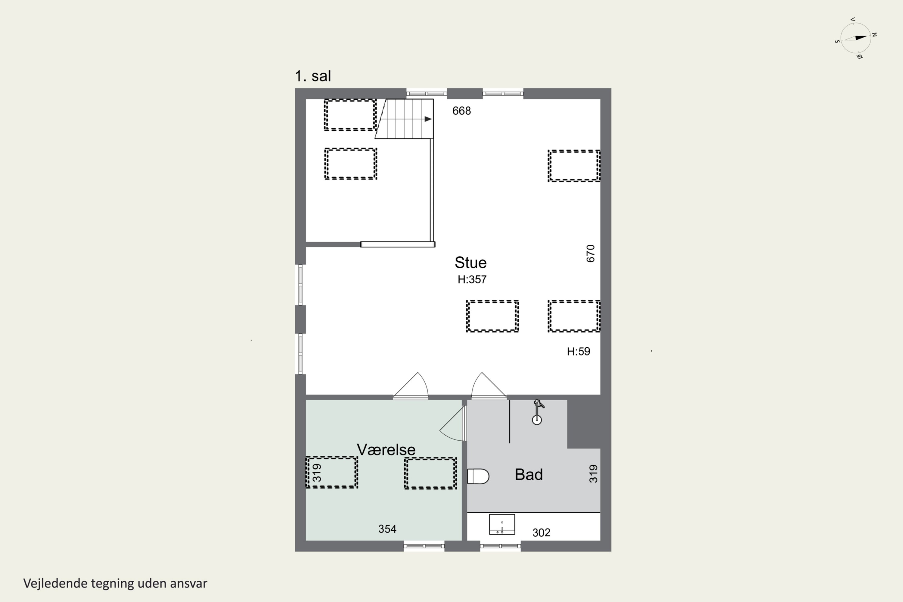 Plantegninger billede af Hellig Andersvej 12, 4200 Slagelse