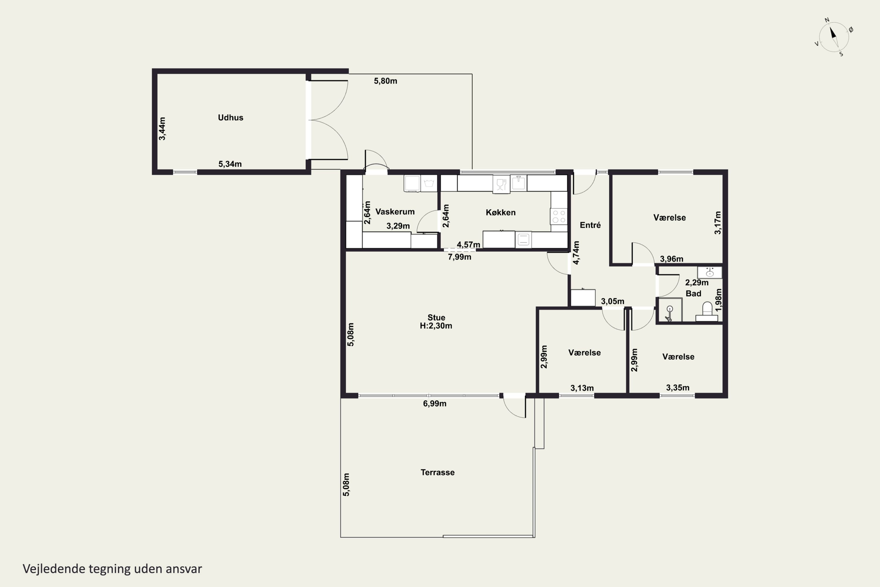 Plantegninger billede af Rævebakken 17, 4400 Kalundborg
