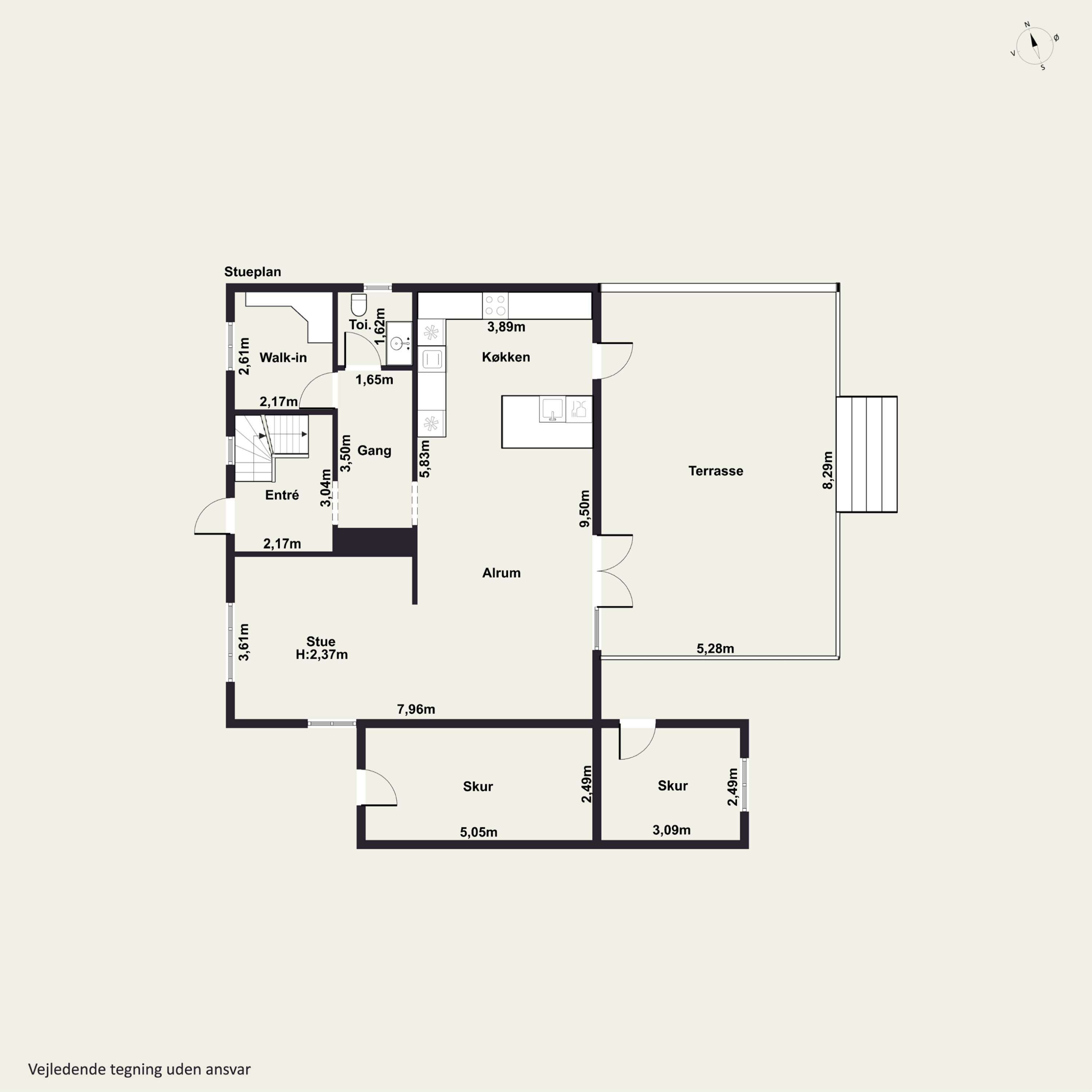 Plantegninger billede af Lars Dyrskjøts Vej 25, 9800 Hjørring