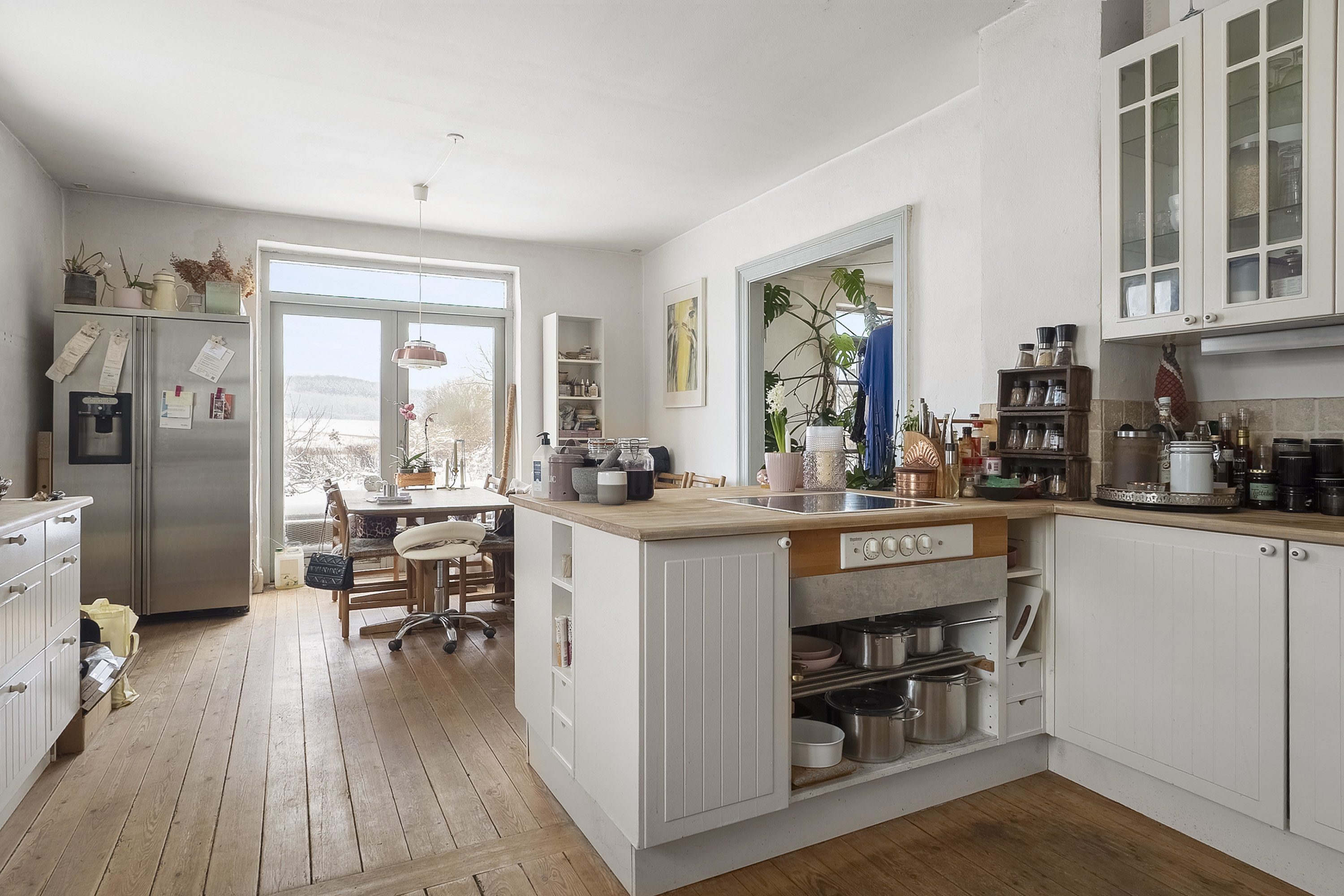 Fremhævet køkken billede i fuldskærmstilstand. Billede af Uthvej 89, 8700 Horsens