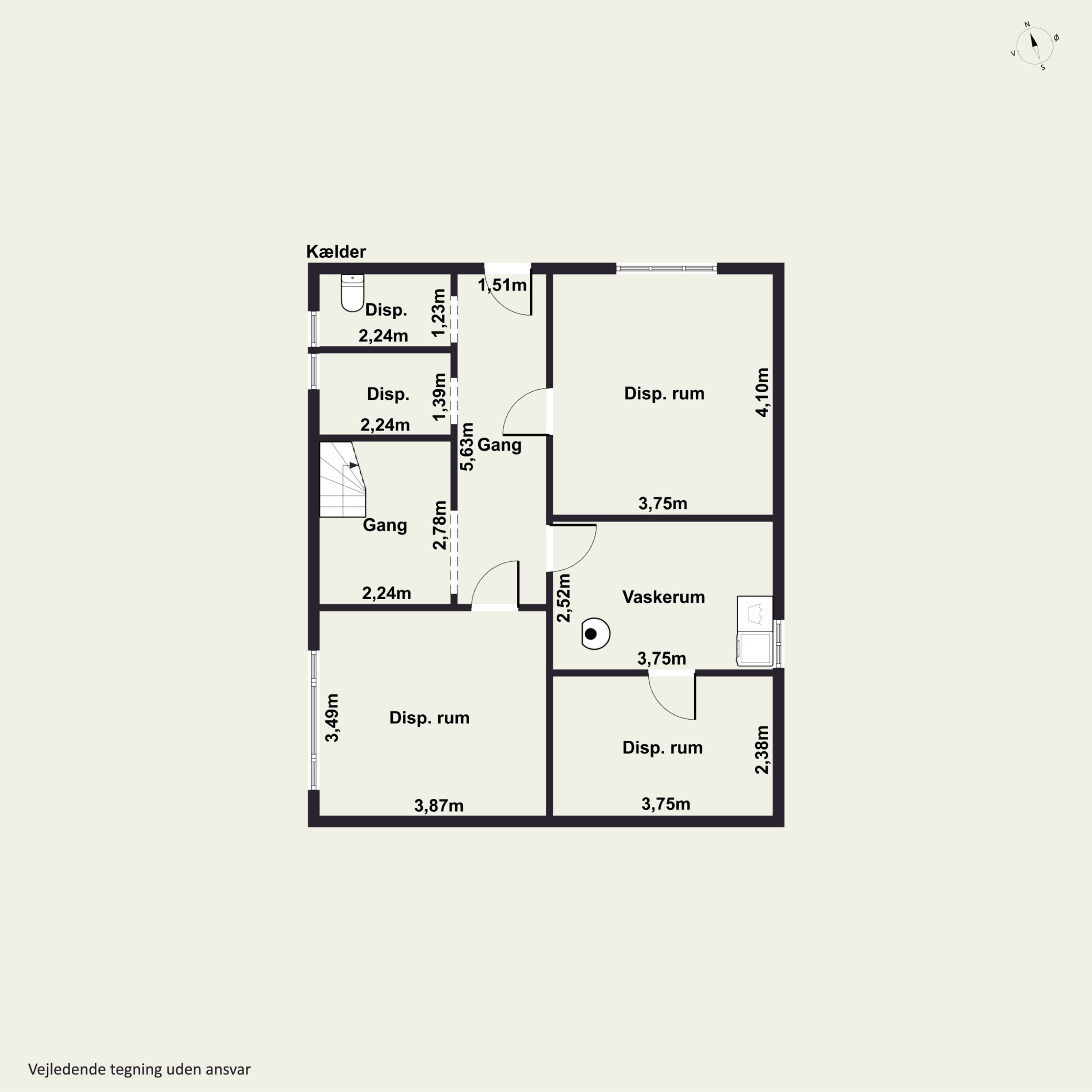 Plantegninger billede af Lars Dyrskjøts Vej 25, 9800 Hjørring