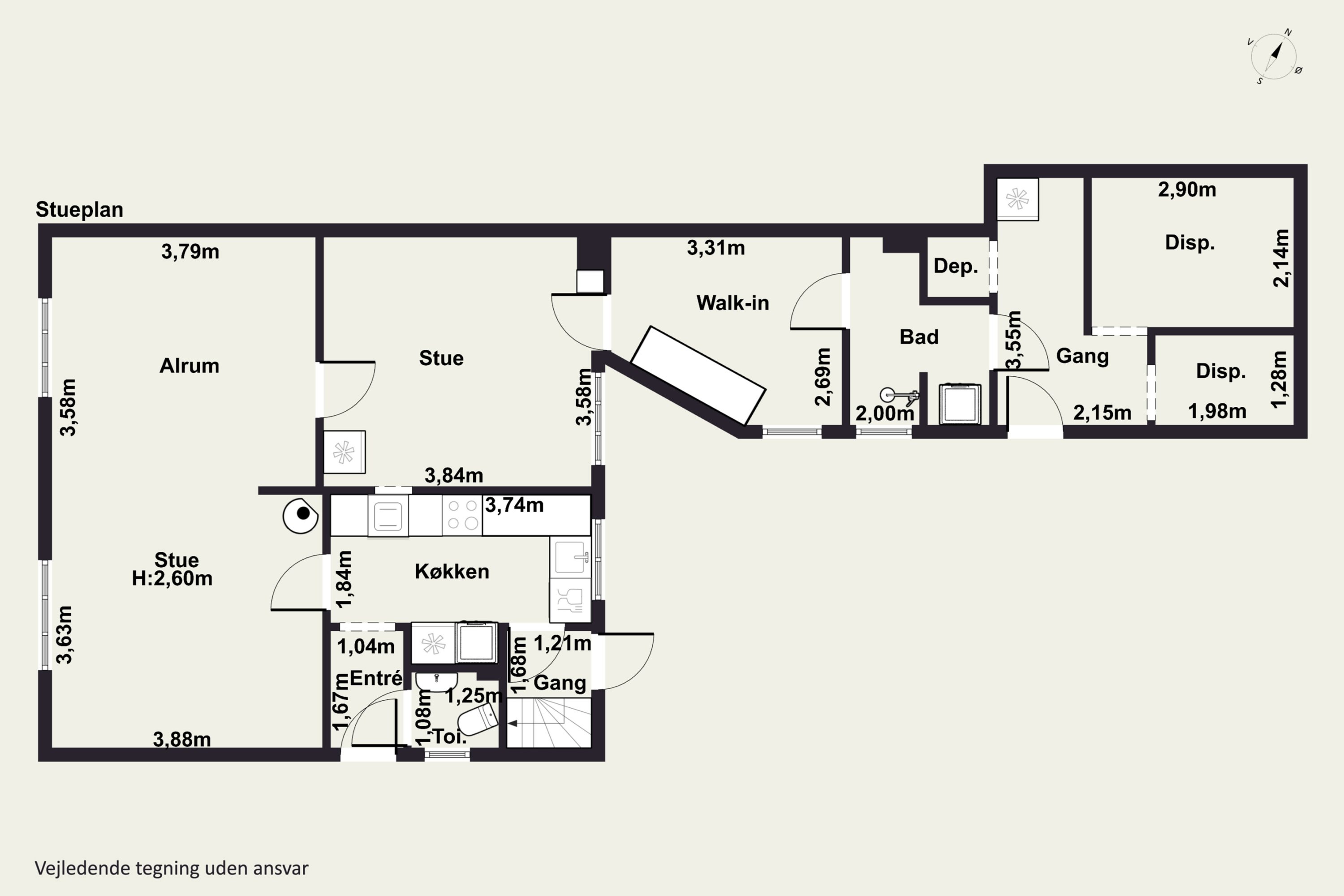 Plantegninger billede af Sct.Knudsgade 6, 4200 Slagelse