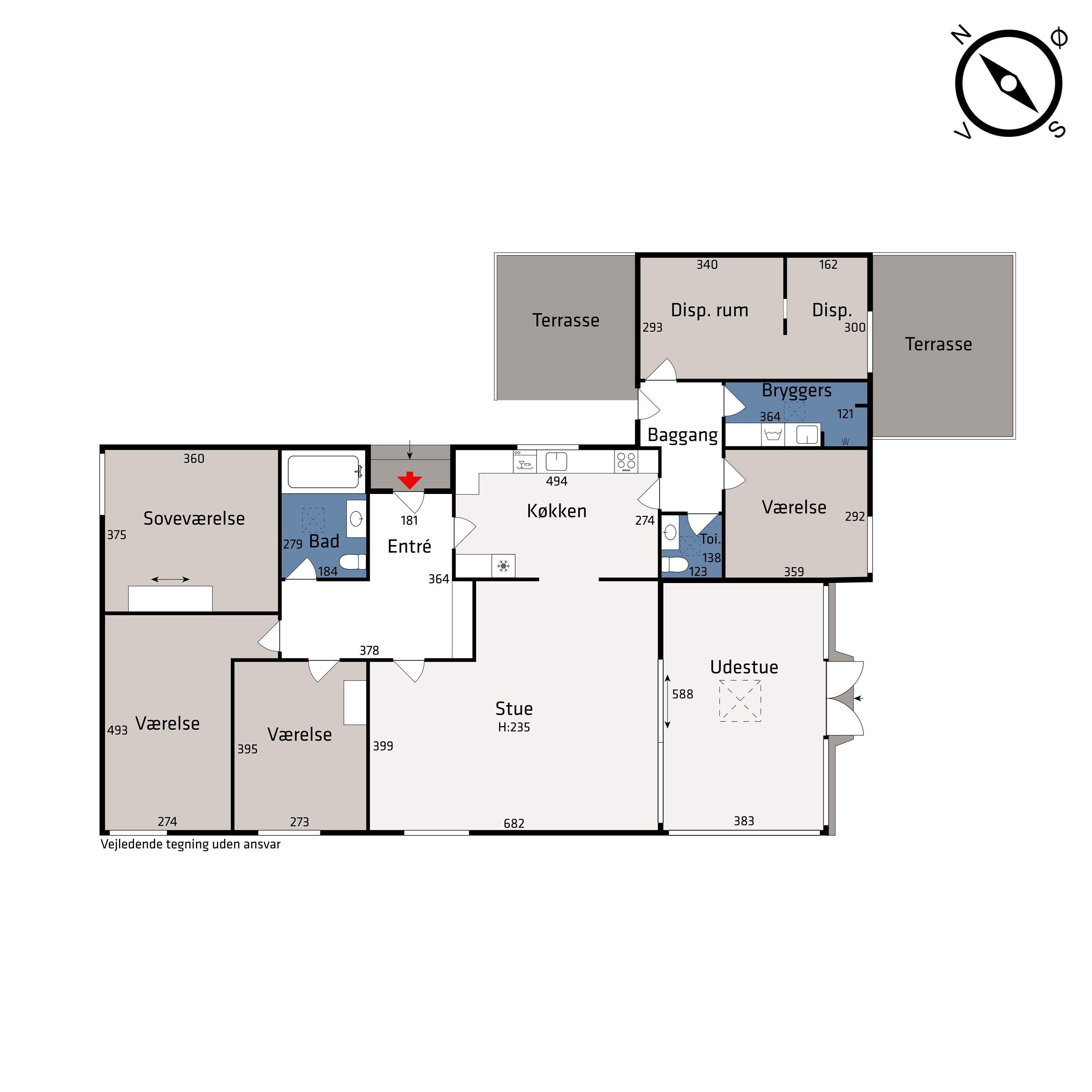 Plantegninger billede af Hasle Ringvej 44, 8210 Aarhus V