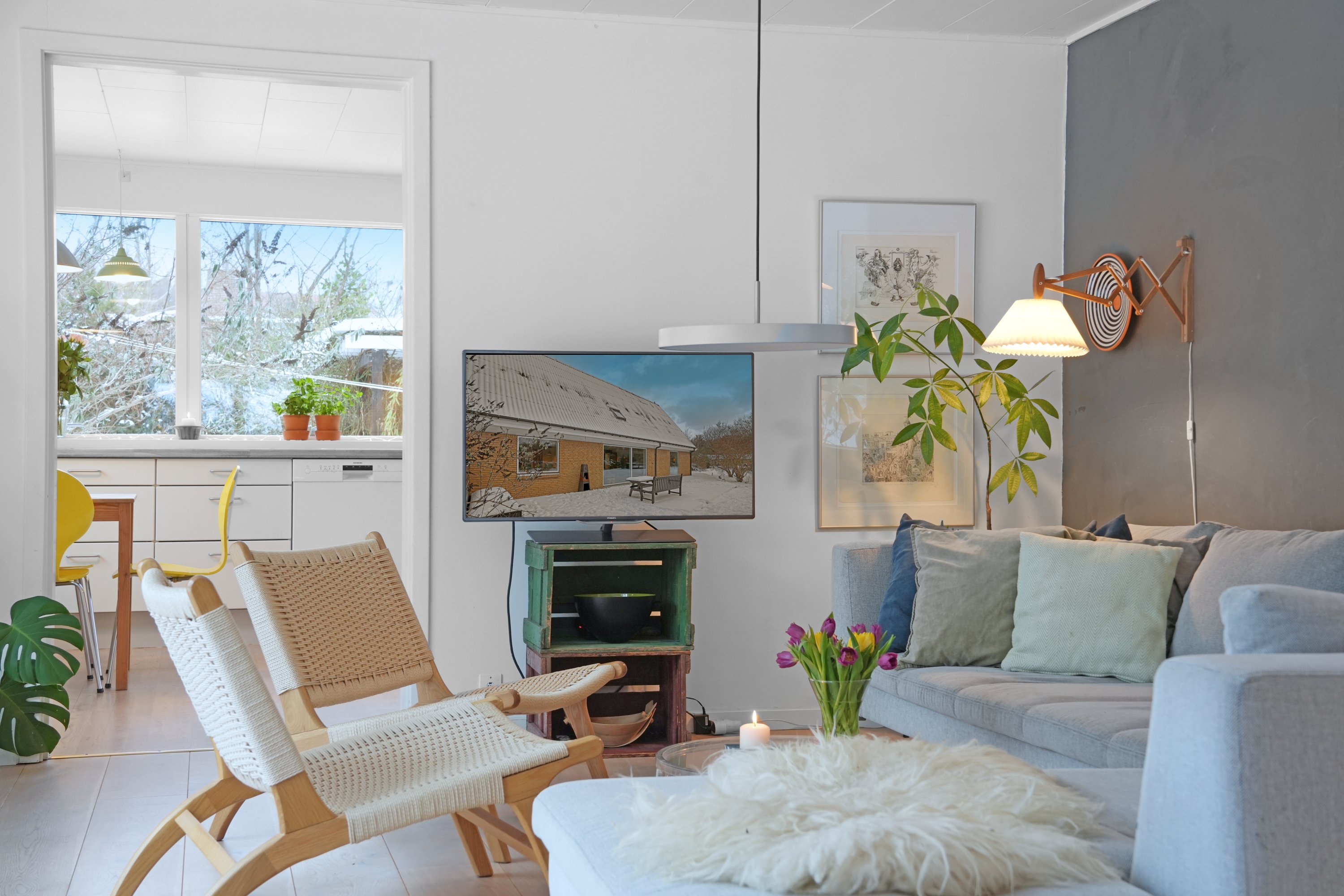 Fremhævet stue billede i fuldskærmstilstand. Billede af Sct Georgs Vej 5, 4500 Nykøbing Sj