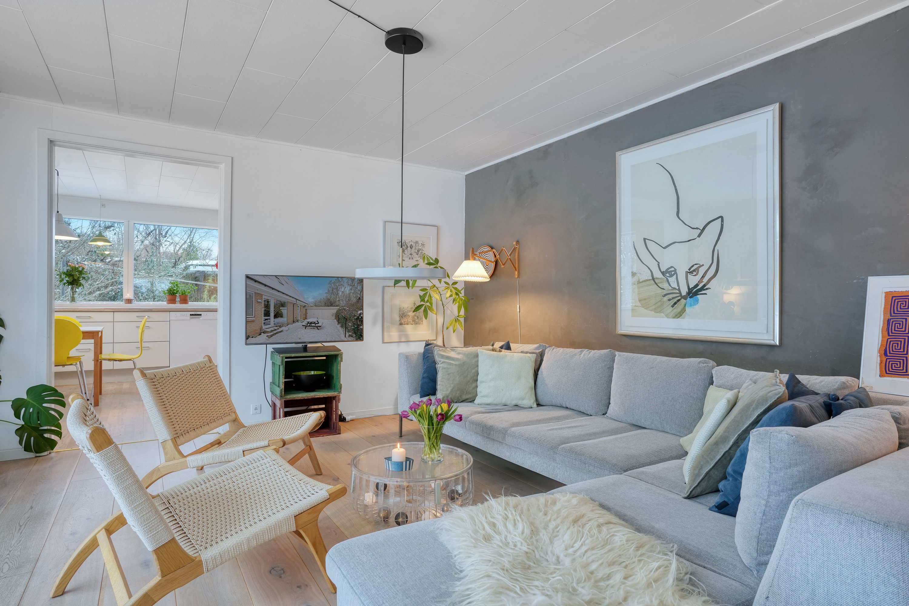 Fremhævet stue billede i fuldskærmstilstand. Billede af Sct Georgs Vej 5, 4500 Nykøbing Sj