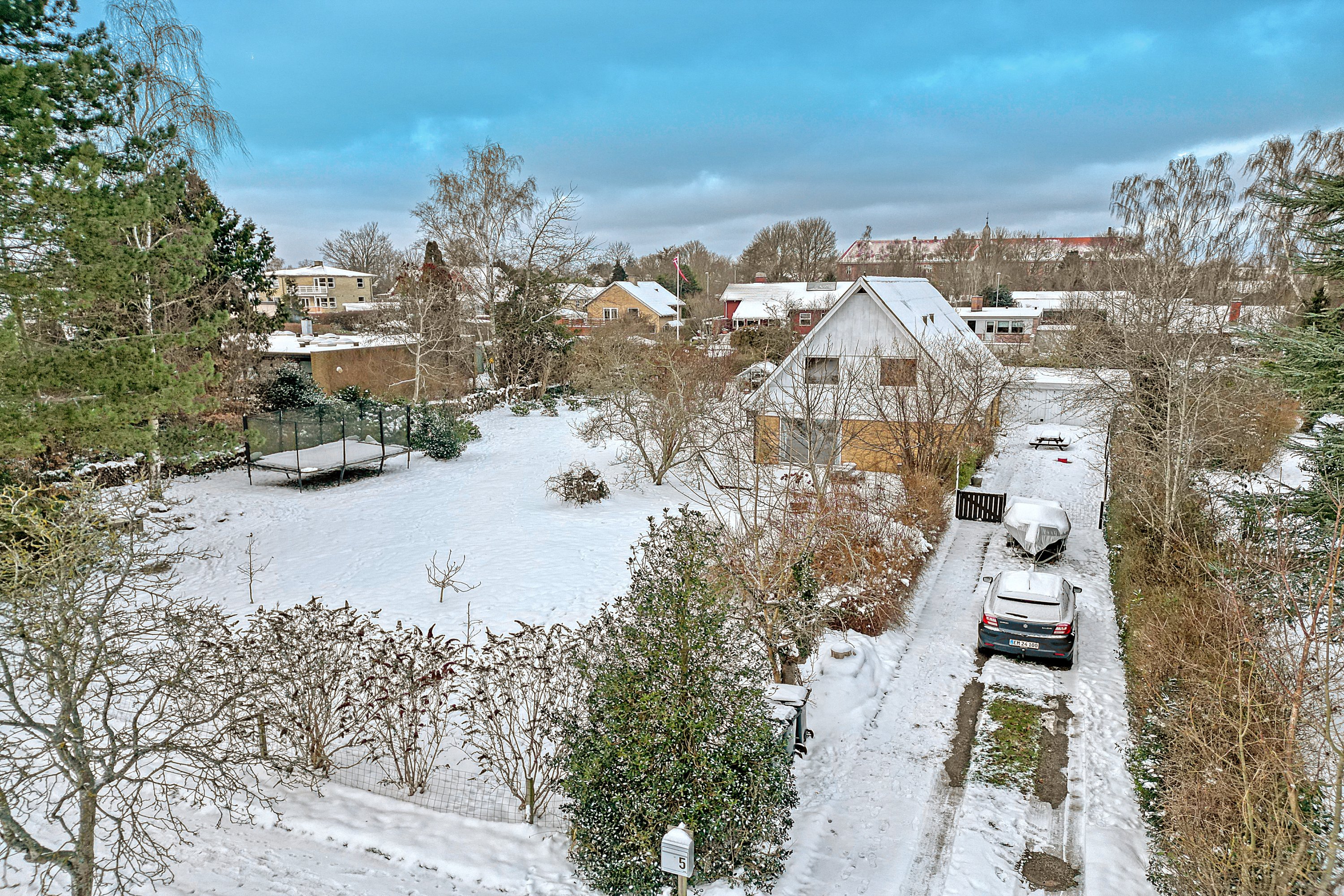 Fremhævet luftfoto billede i fuldskærmstilstand. Billede af Sct Georgs Vej 5, 4500 Nykøbing Sj