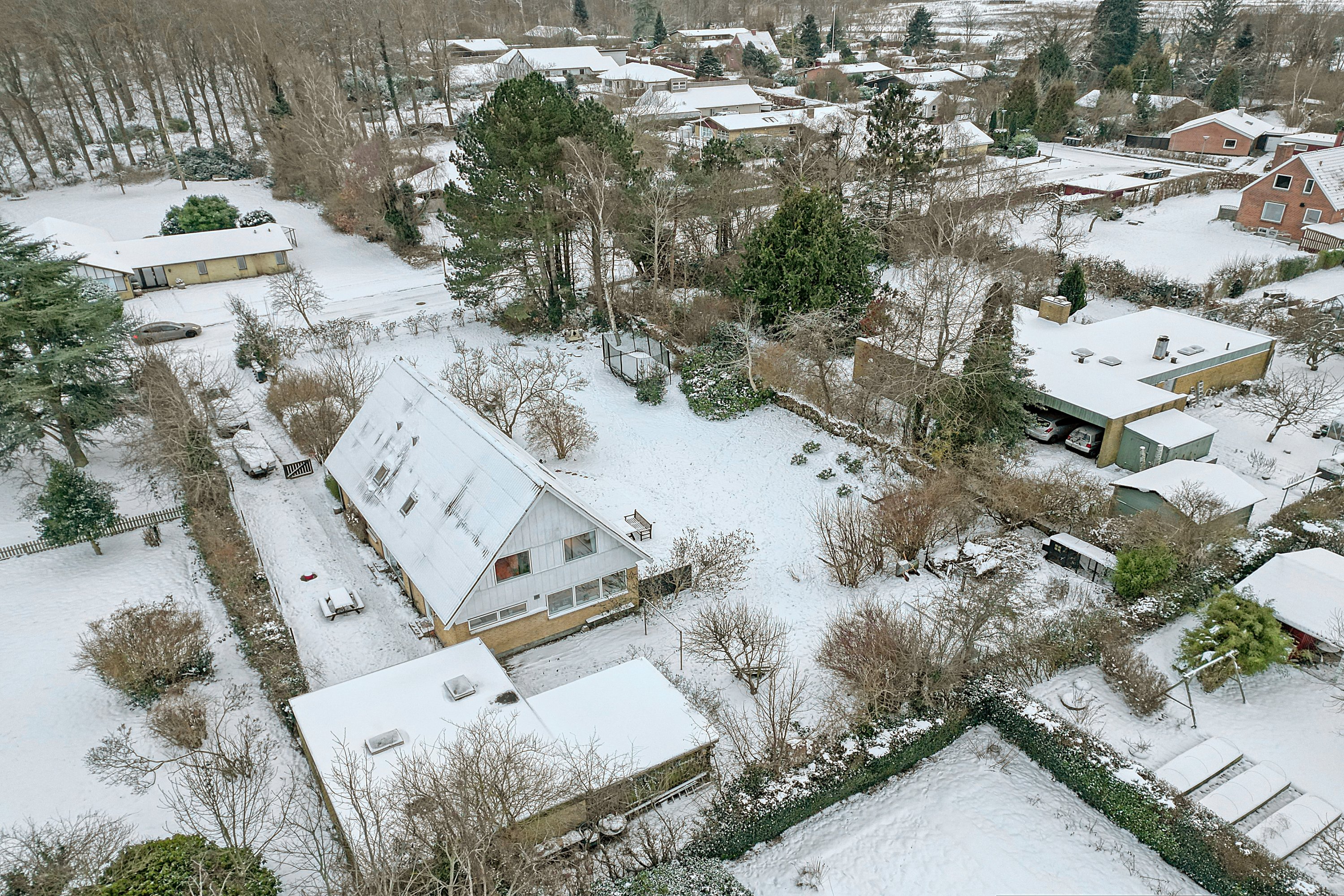 Fremhævet luftfoto billede i fuldskærmstilstand. Billede af Sct Georgs Vej 5, 4500 Nykøbing Sj