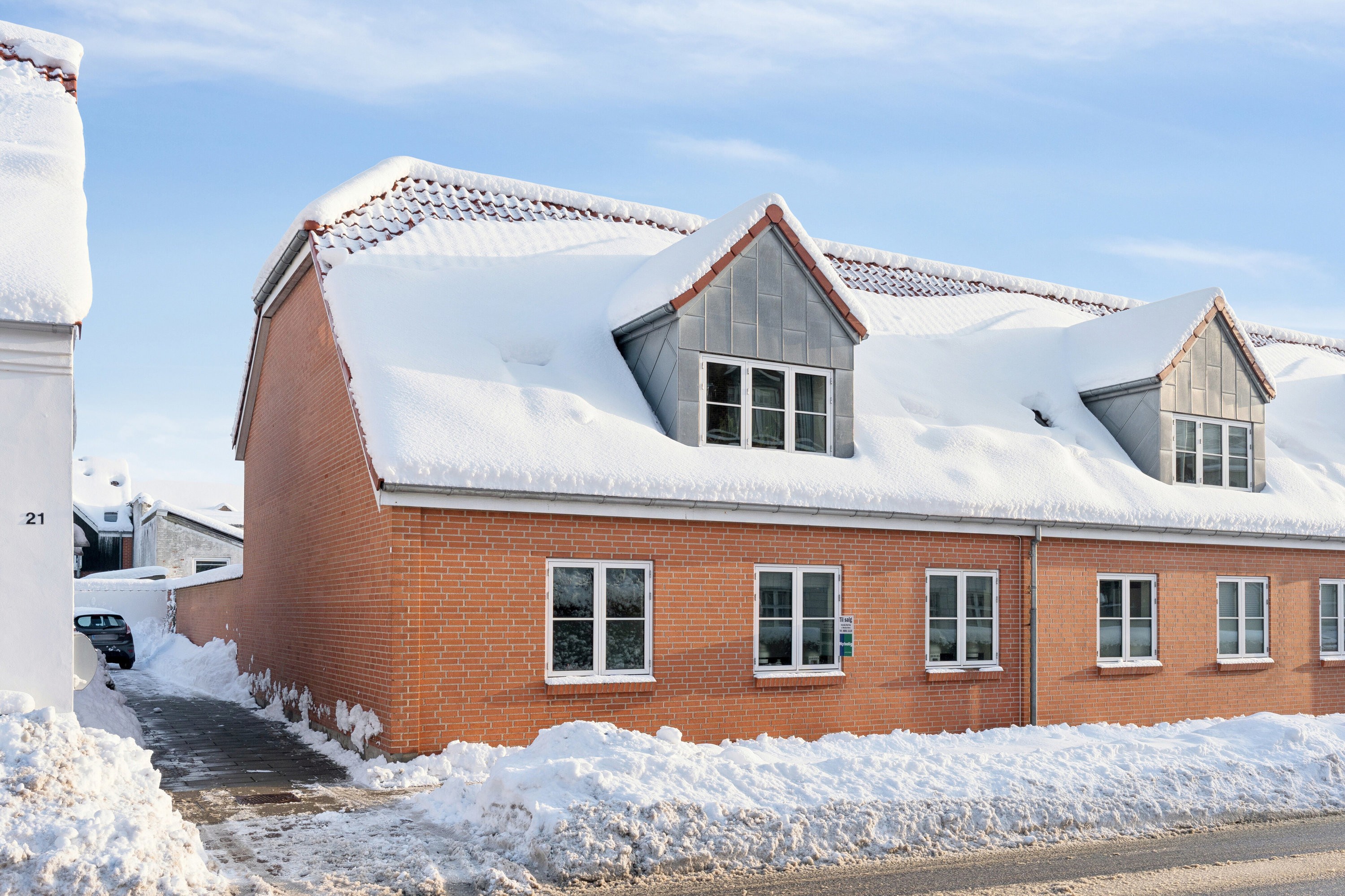 Andelsbolig: Set fra haven på Dronningensgade 23C, 9800 Hjørring