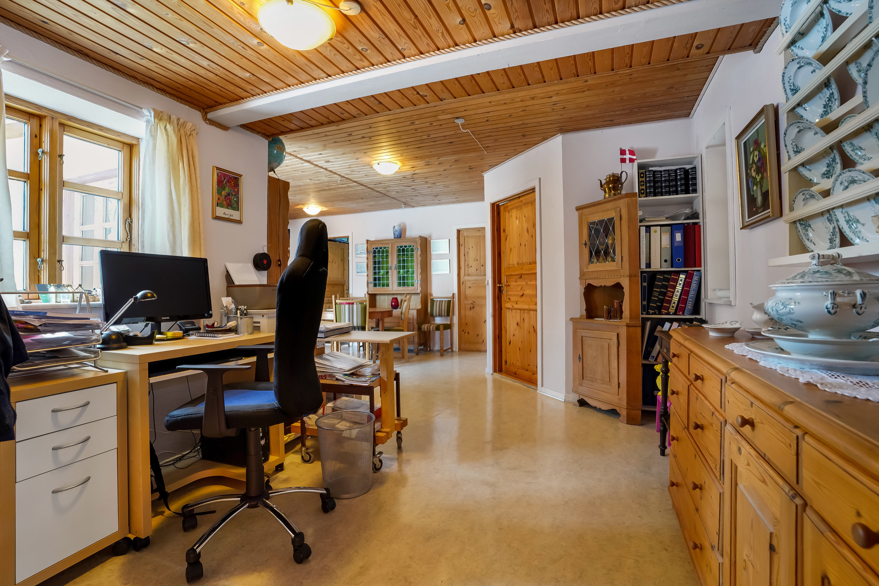 Fremhævet stue billede i fuldskærmstilstand. Billede af Davdingvej 17, Davding, 8740 Brædstrup