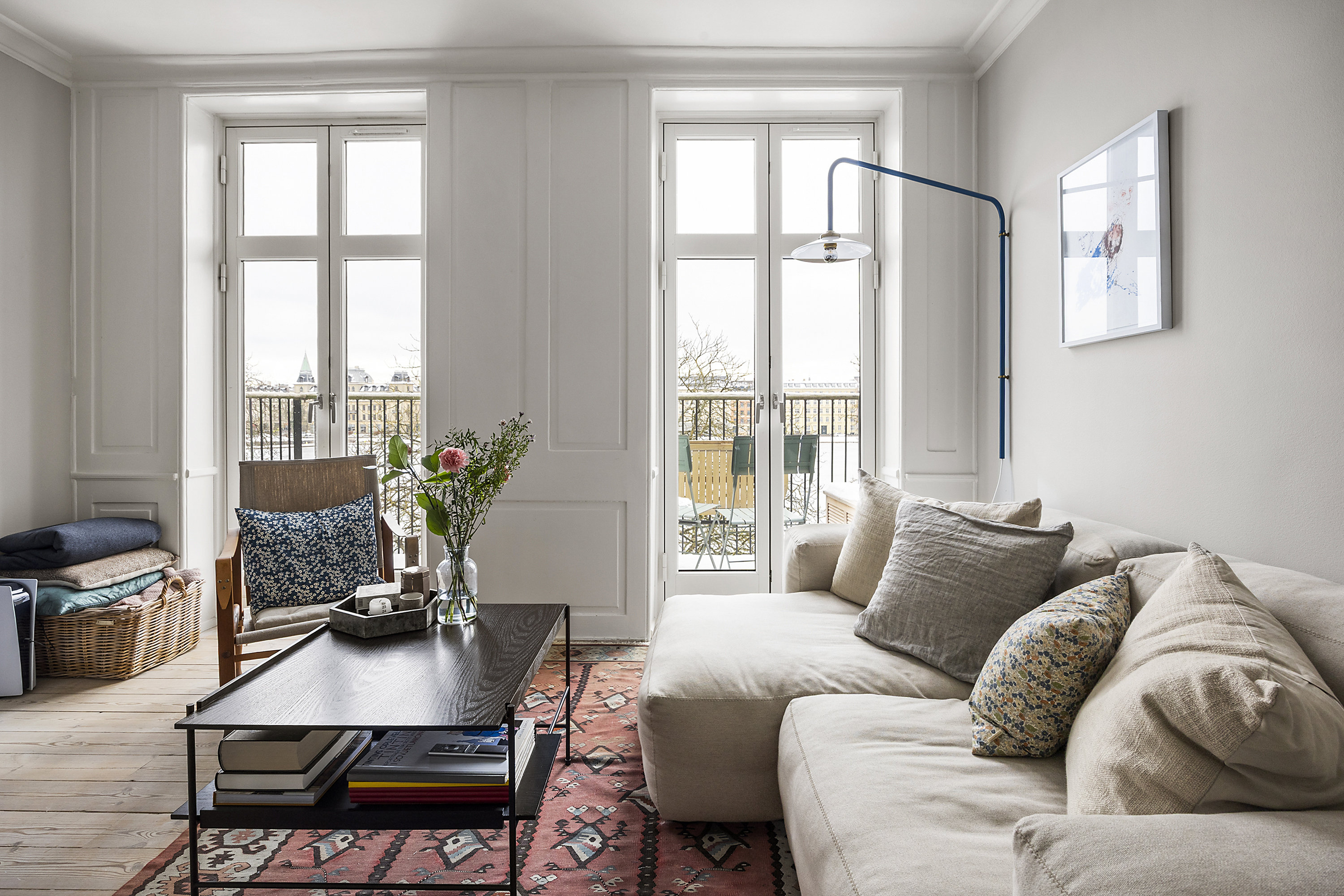 Fremhævet stue billede i fuldskærmstilstand. Billede af Peblinge Dossering 20, 3. tv., 2200 København N