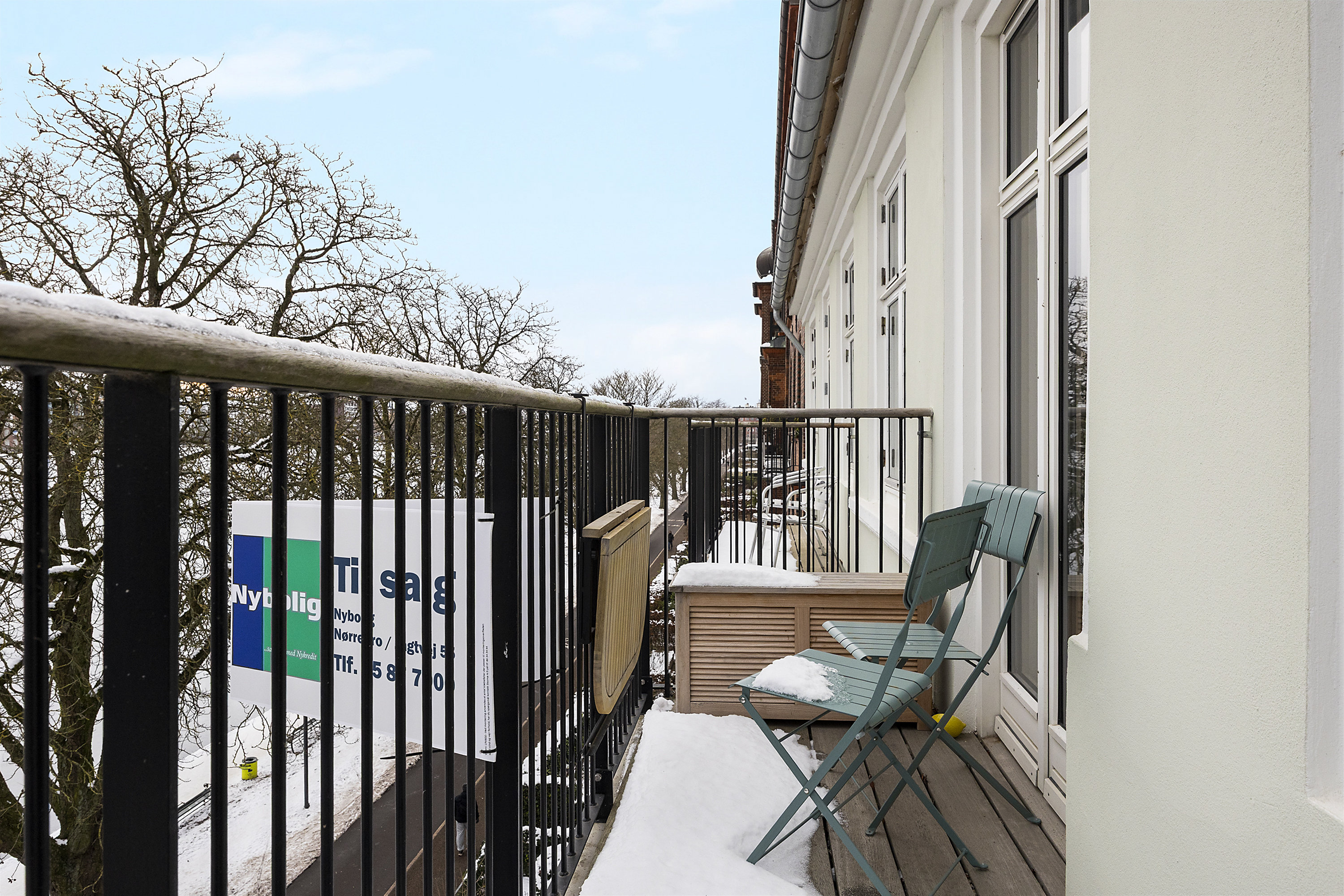 Fremhævet altan billede i fuldskærmstilstand. Billede af Peblinge Dossering 20, 3. tv., 2200 København N